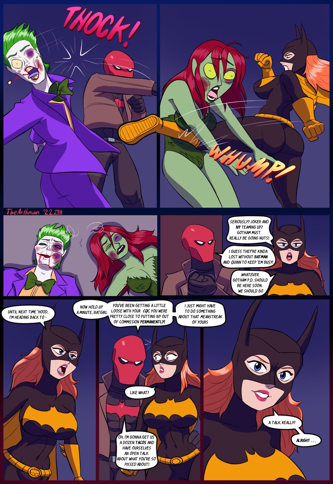 Double Lovin’ Rebound (Batman) [The Arthman] 1 . Double Lovin' Rebound - Chapter 1 (Batman) [The Arthman] – page 2