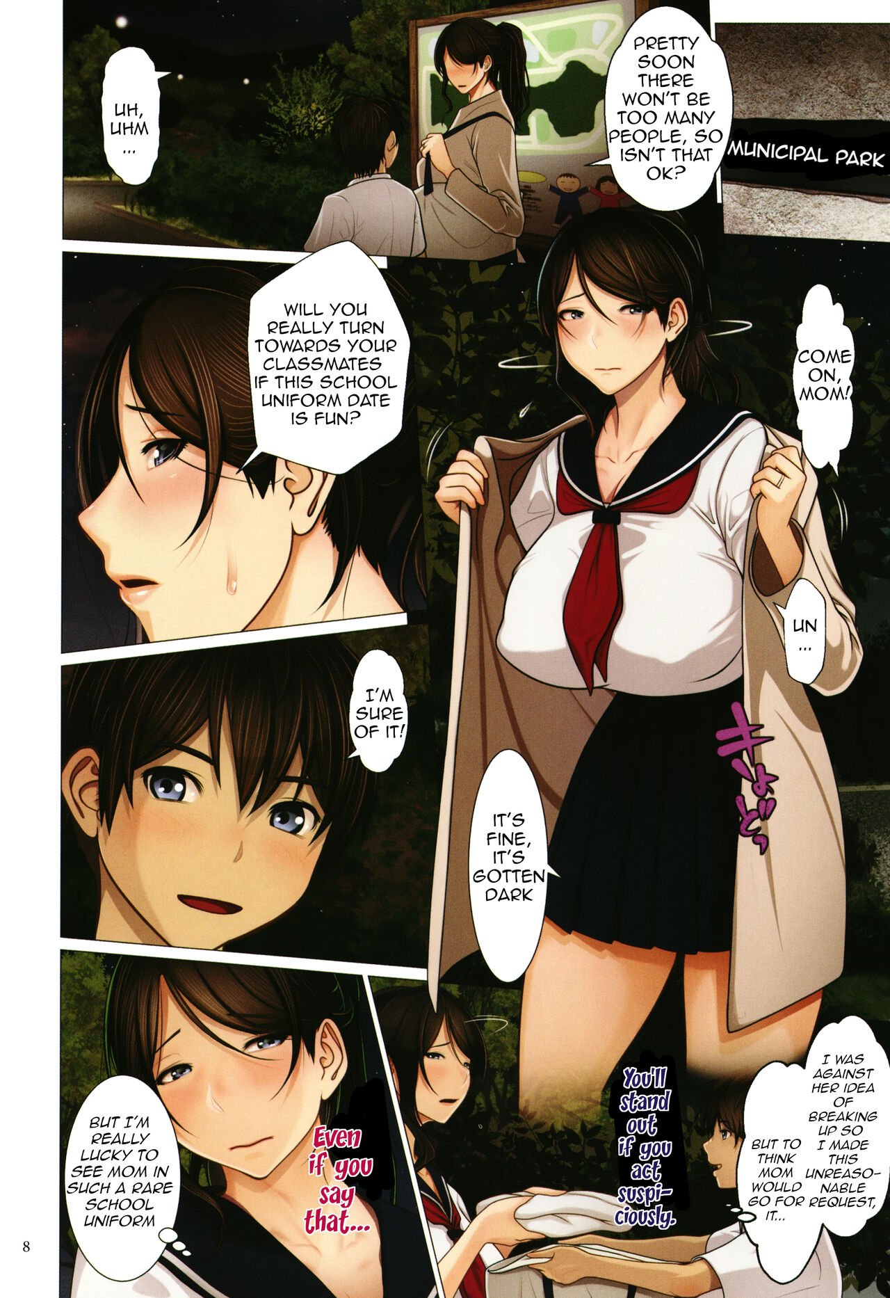 Reason For Mom Wearing a Sailor Uniform [Emori Uki] 1 . Reason For Mom Wearing a Sailor Uniform - Chapter 1 [Emori Uki] – page 4