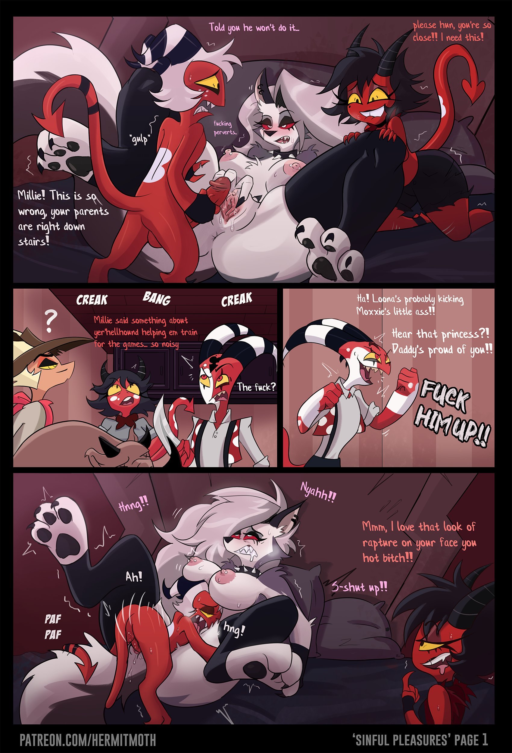 Sinful Pleasures (Helluva Boss) [Hermit Moth] 1 . Sinful Pleasures - Chapter 1 (Helluva Boss) [Hermit Moth] – page 1