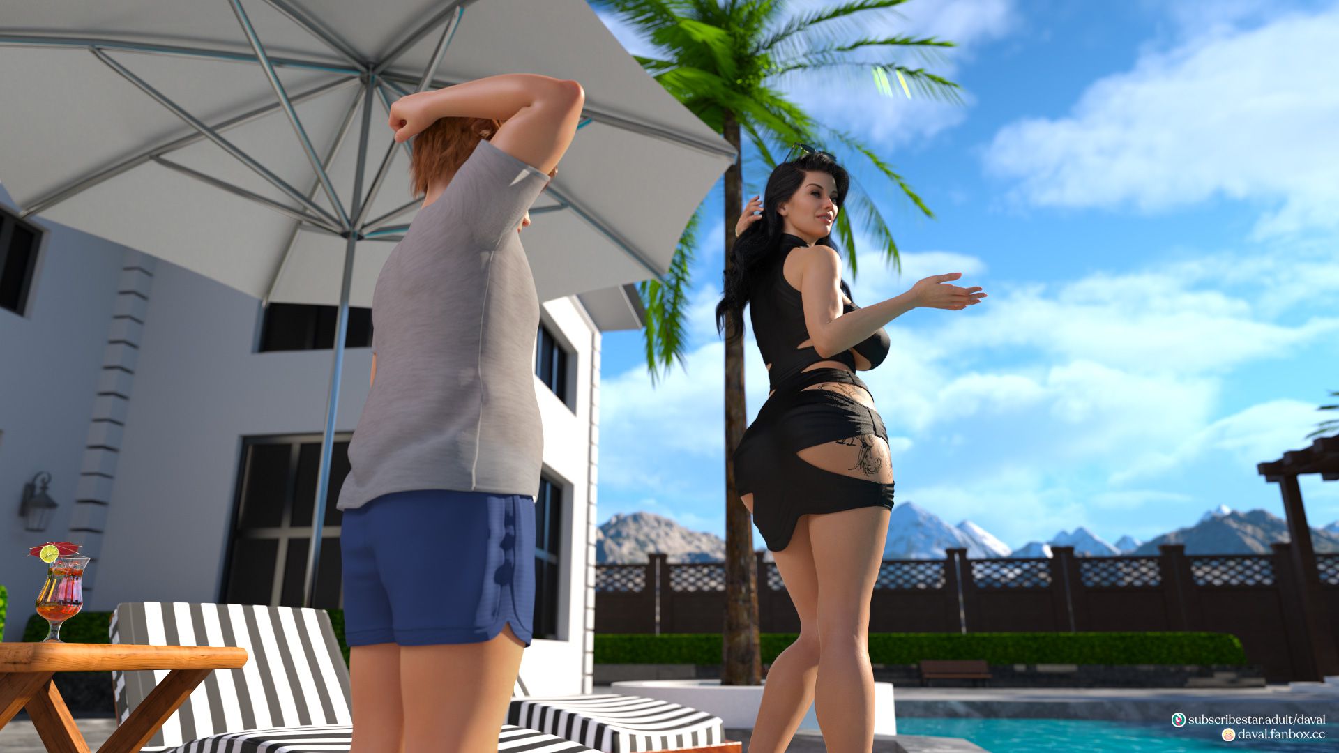Naughty Auntie [Daval3D] 1 . Naughty Auntie  - Chapter 1 [Daval3D] – page 8