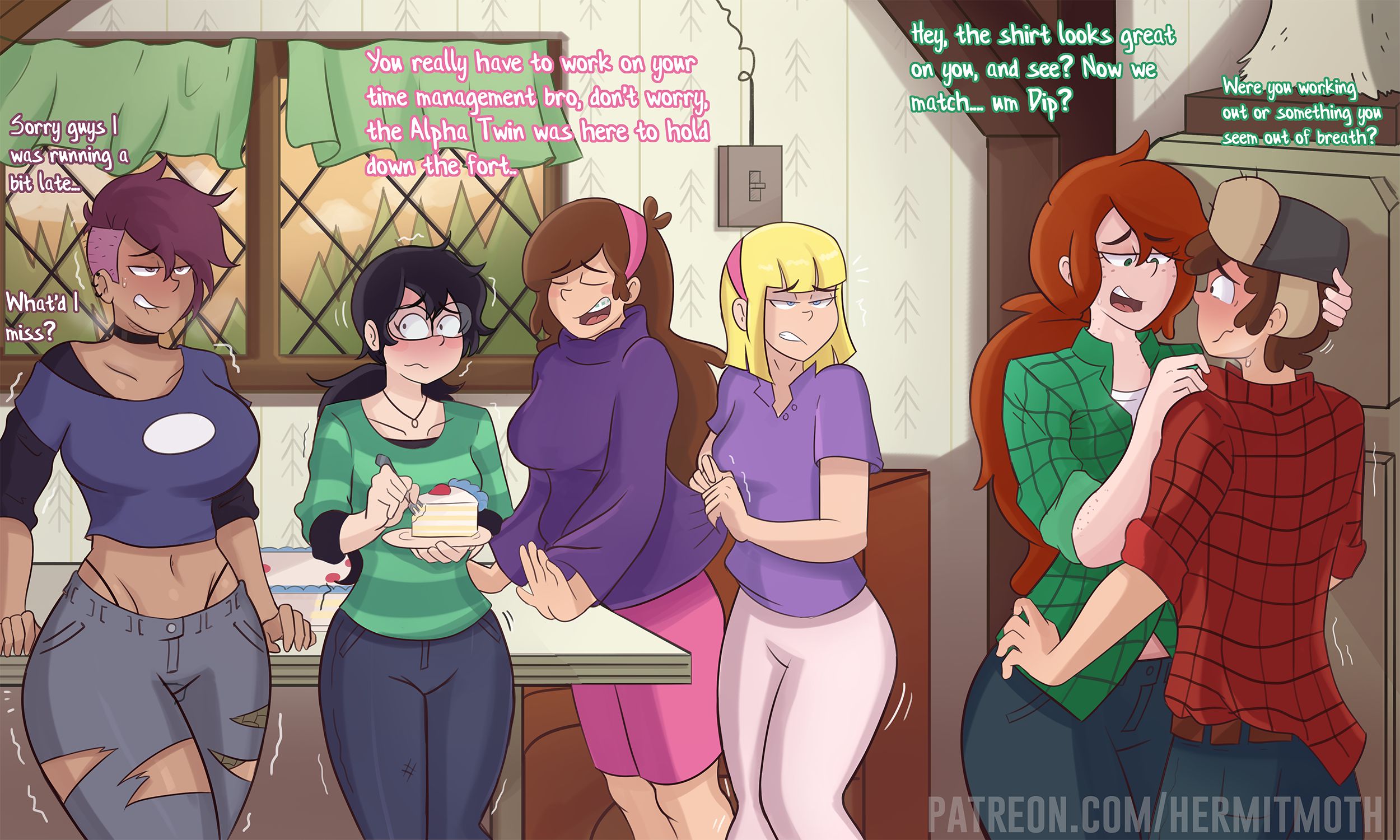 Tambry x Dipper (Gravity Falls) [Hermit Moth] 1 . Tambry x Dipper - Chapter 1 (Gravity Falls) [Hermit Moth] – page 9