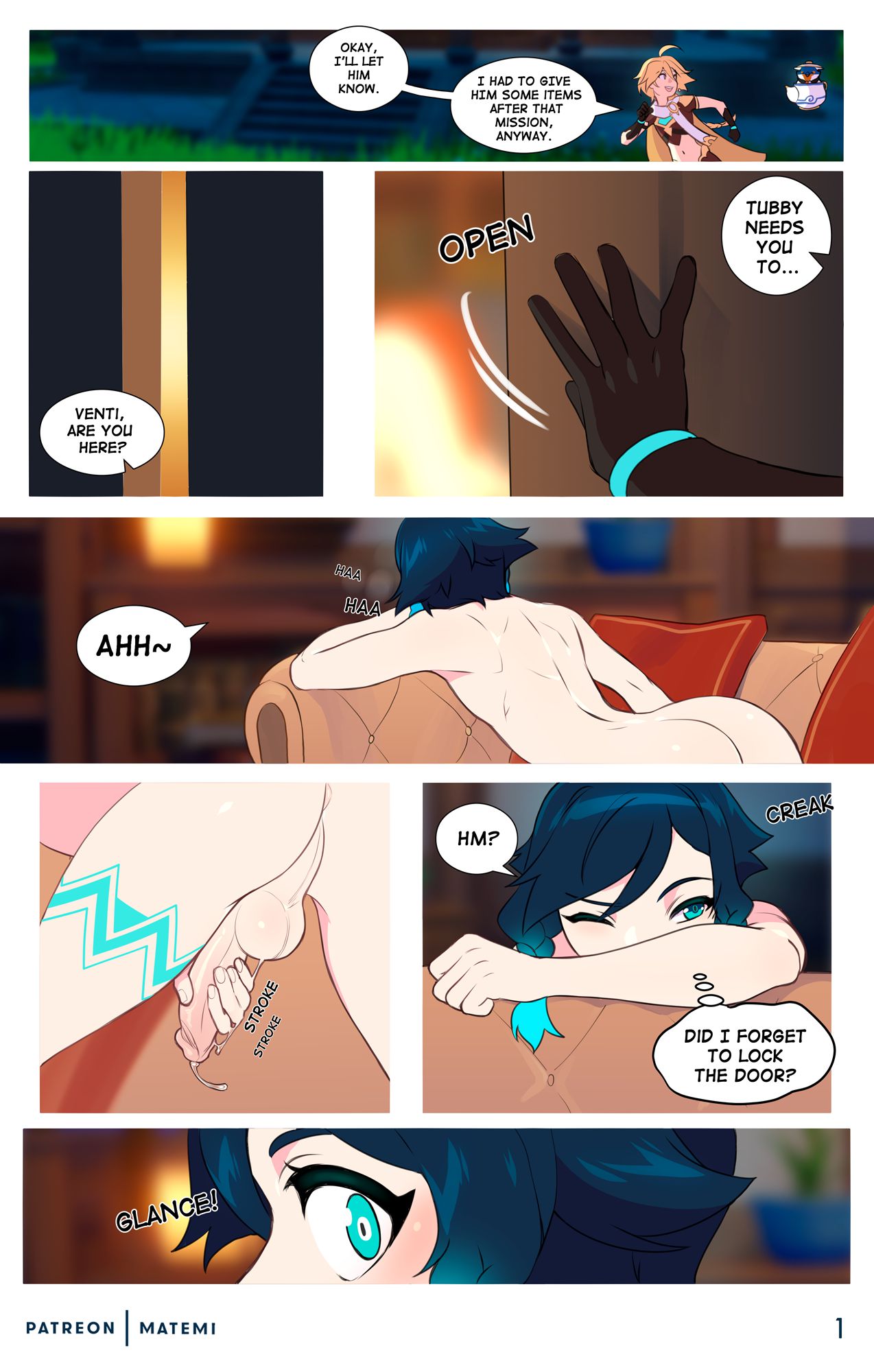 Venti X Aether (Genshin Impact) [Matemi] 1 . Venti X Aether  - Chapter 1 (Genshin Impact) [Matemi] – page 1