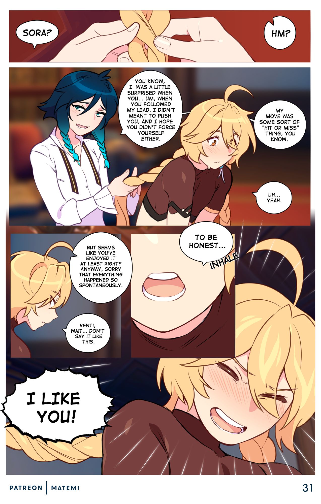 Venti X Aether (Genshin Impact) [Matemi] 1 . Venti X Aether  - Chapter 1 (Genshin Impact) [Matemi] – page 31