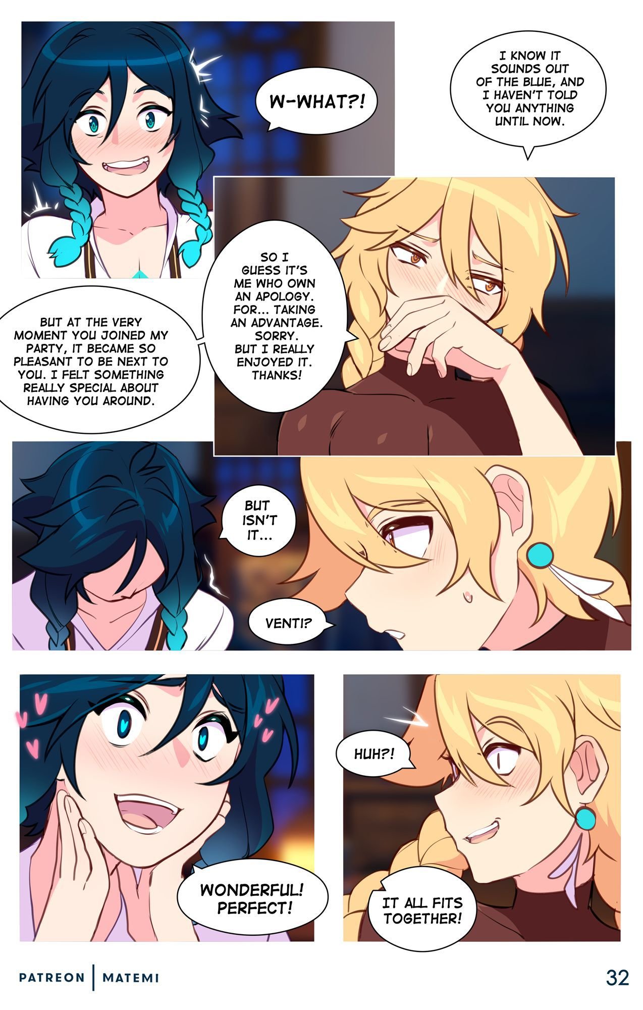 Venti X Aether (Genshin Impact) [Matemi] 1 . Venti X Aether  - Chapter 1 (Genshin Impact) [Matemi] – page 32