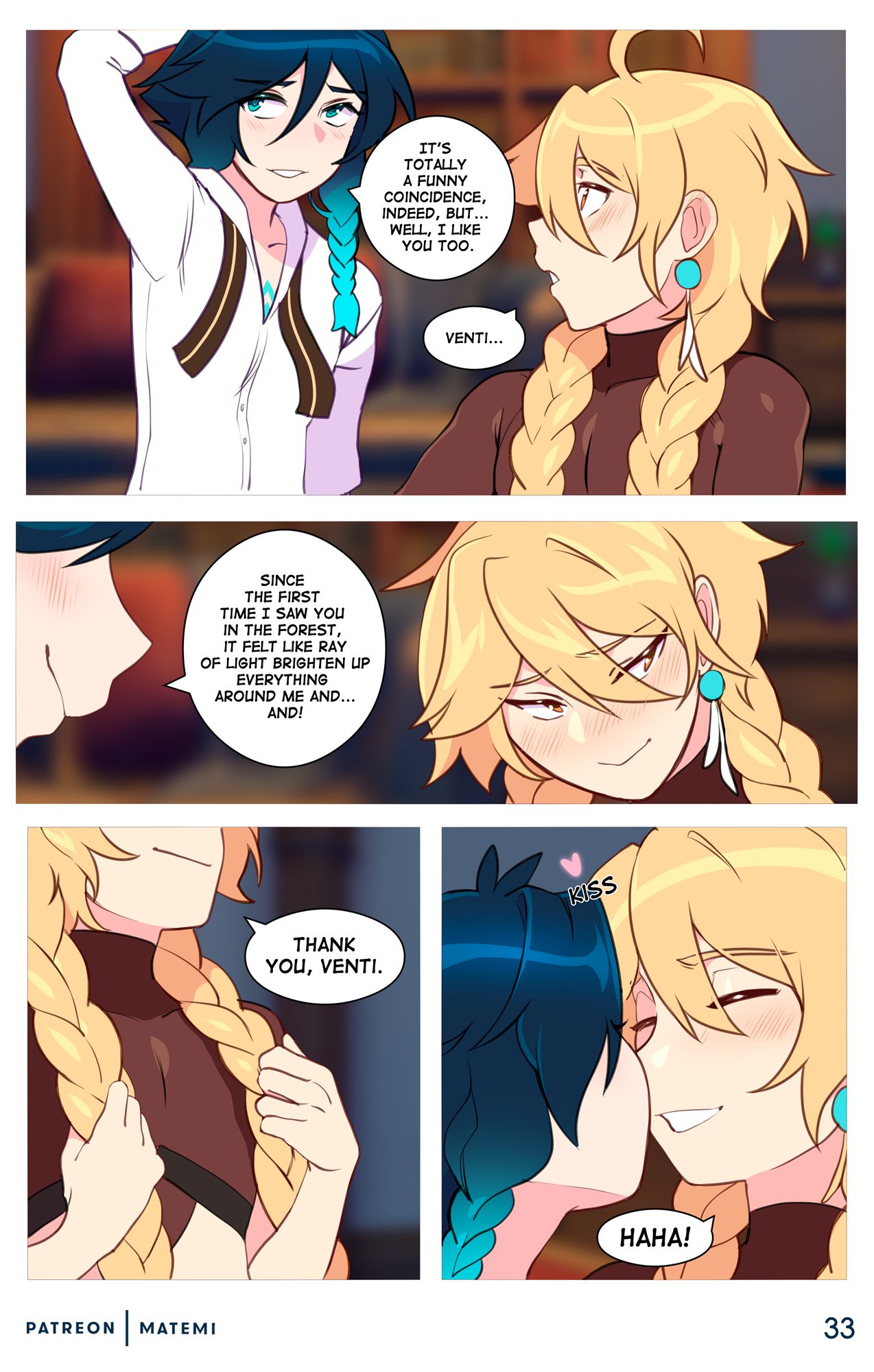 Venti X Aether (Genshin Impact) [Matemi] 1 . Venti X Aether  - Chapter 1 (Genshin Impact) [Matemi] – page 33