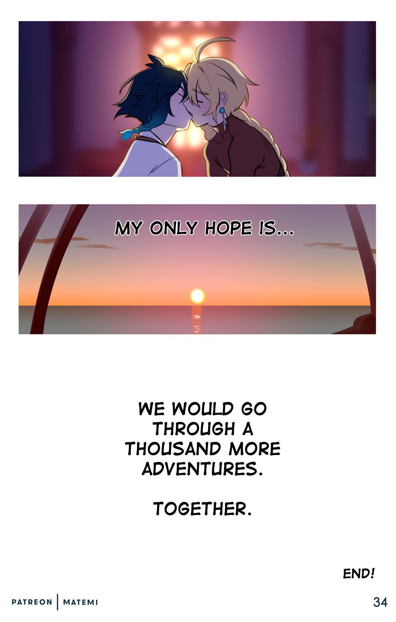 Venti X Aether (Genshin Impact) [Matemi] 1 . Venti X Aether  - Chapter 1 (Genshin Impact) [Matemi] – page 34