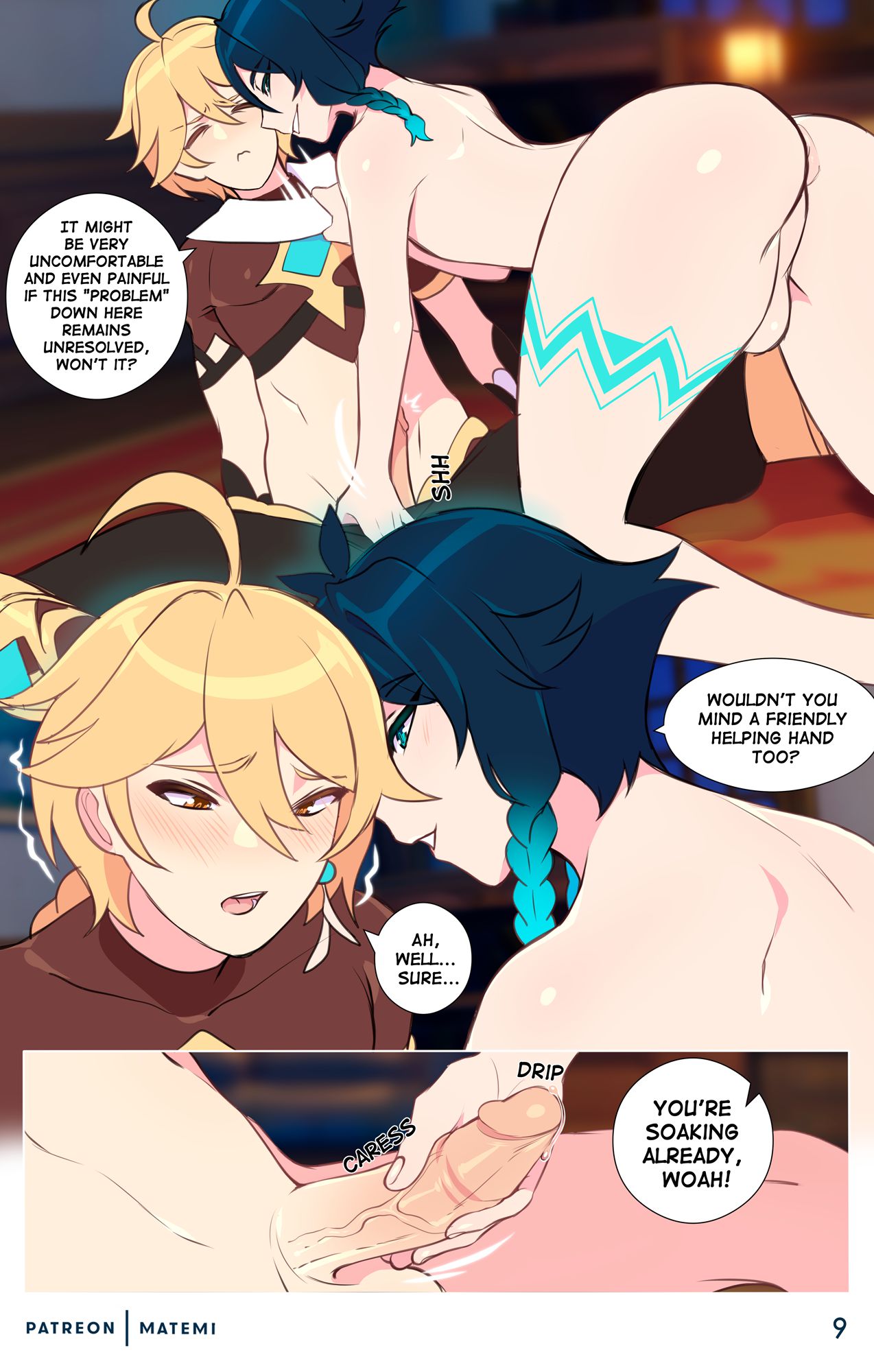 Venti X Aether (Genshin Impact) [Matemi] 1 . Venti X Aether  - Chapter 1 (Genshin Impact) [Matemi] – page 9