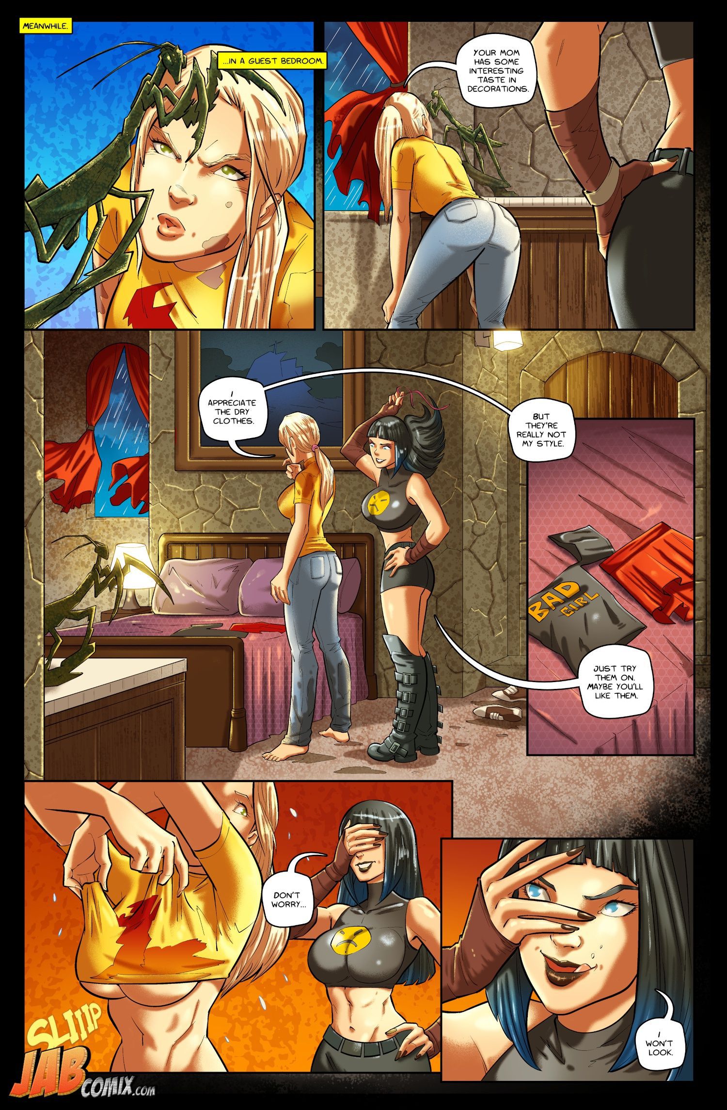 Curse Of The Black Mantis [JABComix] 1 . Curse Of The Black Mantis - Chapter 1 [JABComix] – page 13
