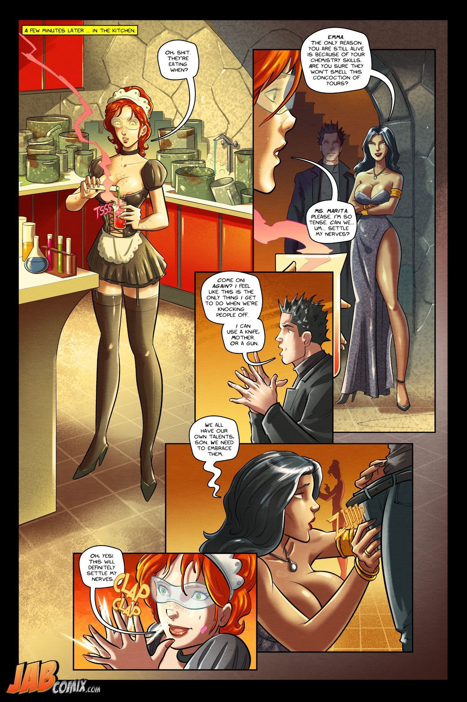 Curse Of The Black Mantis [JABComix] 1 . Curse Of The Black Mantis - Chapter 1 [JABComix] – page 6