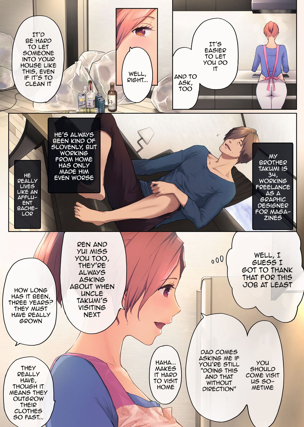 My Mature Older Sister – The Crazy Convenient Relationship of An Older Sister and Younger Brother In Their 30s [Someoka Yusura] 1 . My Mature Older Sister - The Crazy Convenient Relationship of An Older Sister and Younger Brother In Their 30s - Chapter 1 [Someoka Yusura] – page 9