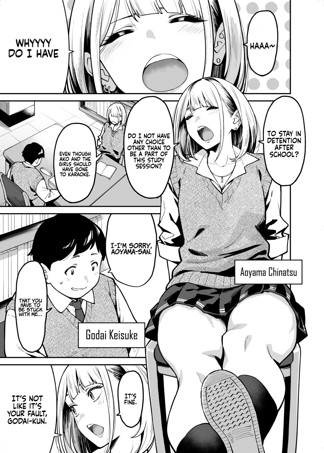 Gyaru Falls in Love with a Chubby [Shouji Nigou] 1 . Gyaru Falls in Love with a Chubby - Chapter 1 [Shouji Nigou] – page 3