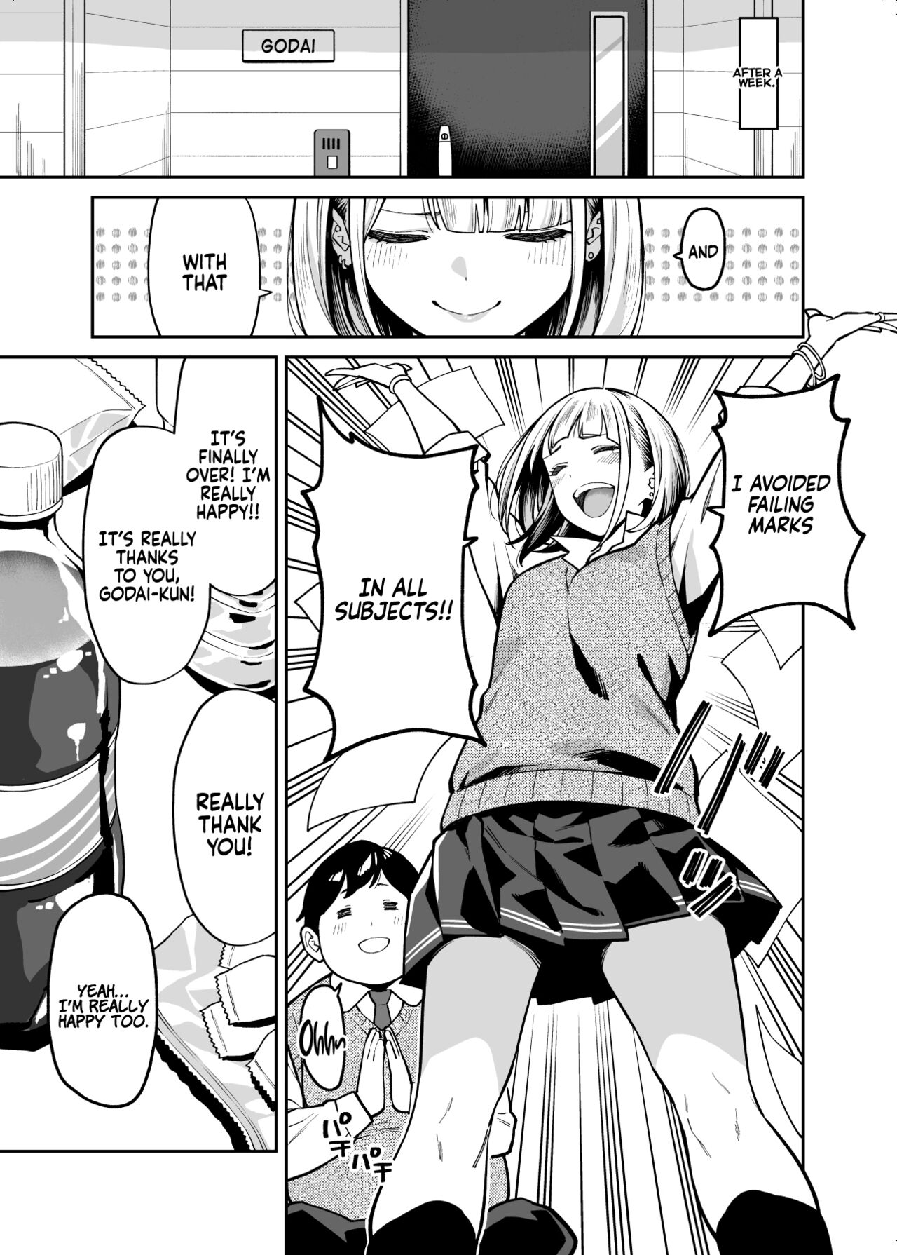 Gyaru Falls in Love with a Chubby [Shouji Nigou] 1 . Gyaru Falls in Love with a Chubby - Chapter 1 [Shouji Nigou] – page 9