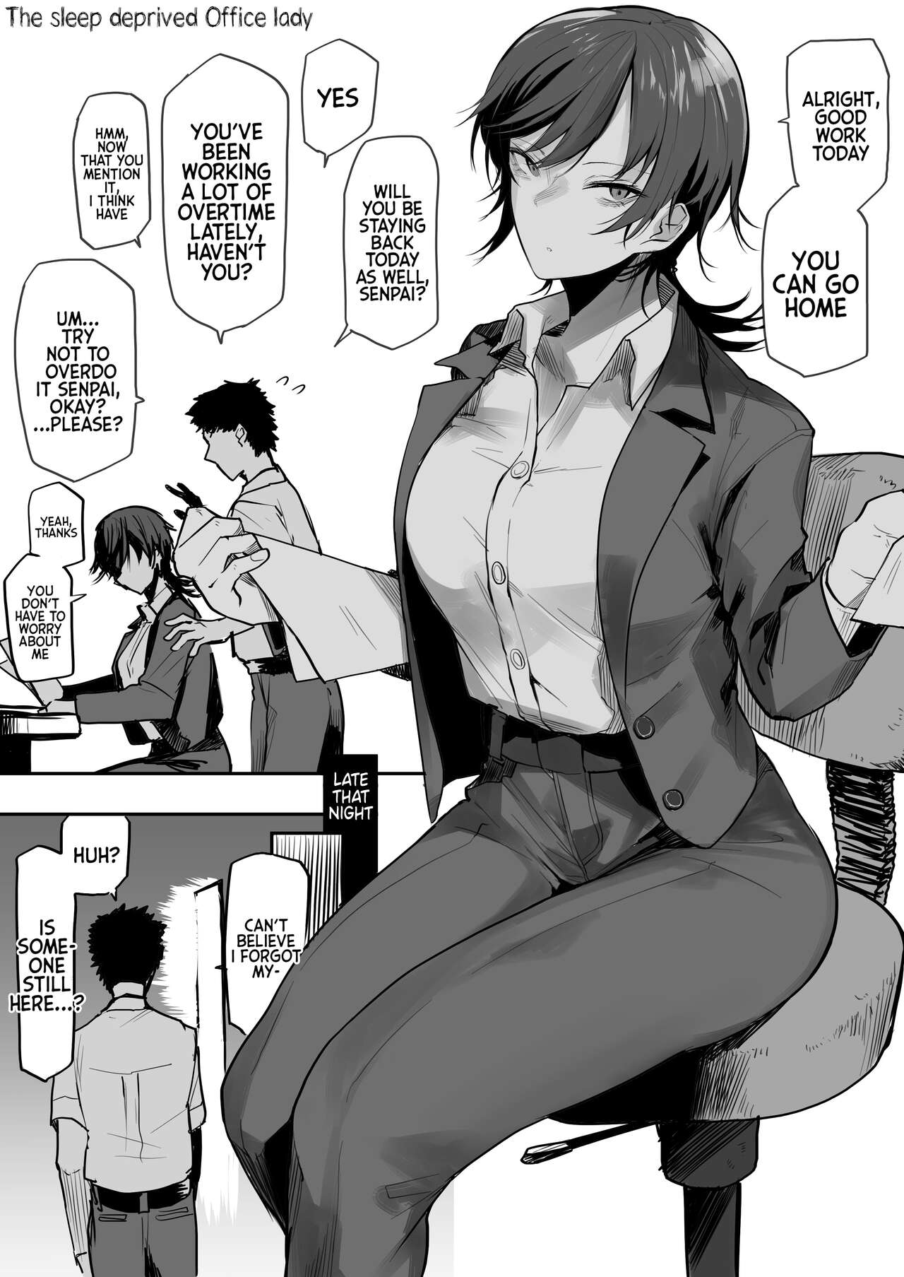 The Sleep Deprived Office Lady [Okyou] 1 . The Sleep Deprived Office Lady  - Chapter 1 [Okyou] – page 1