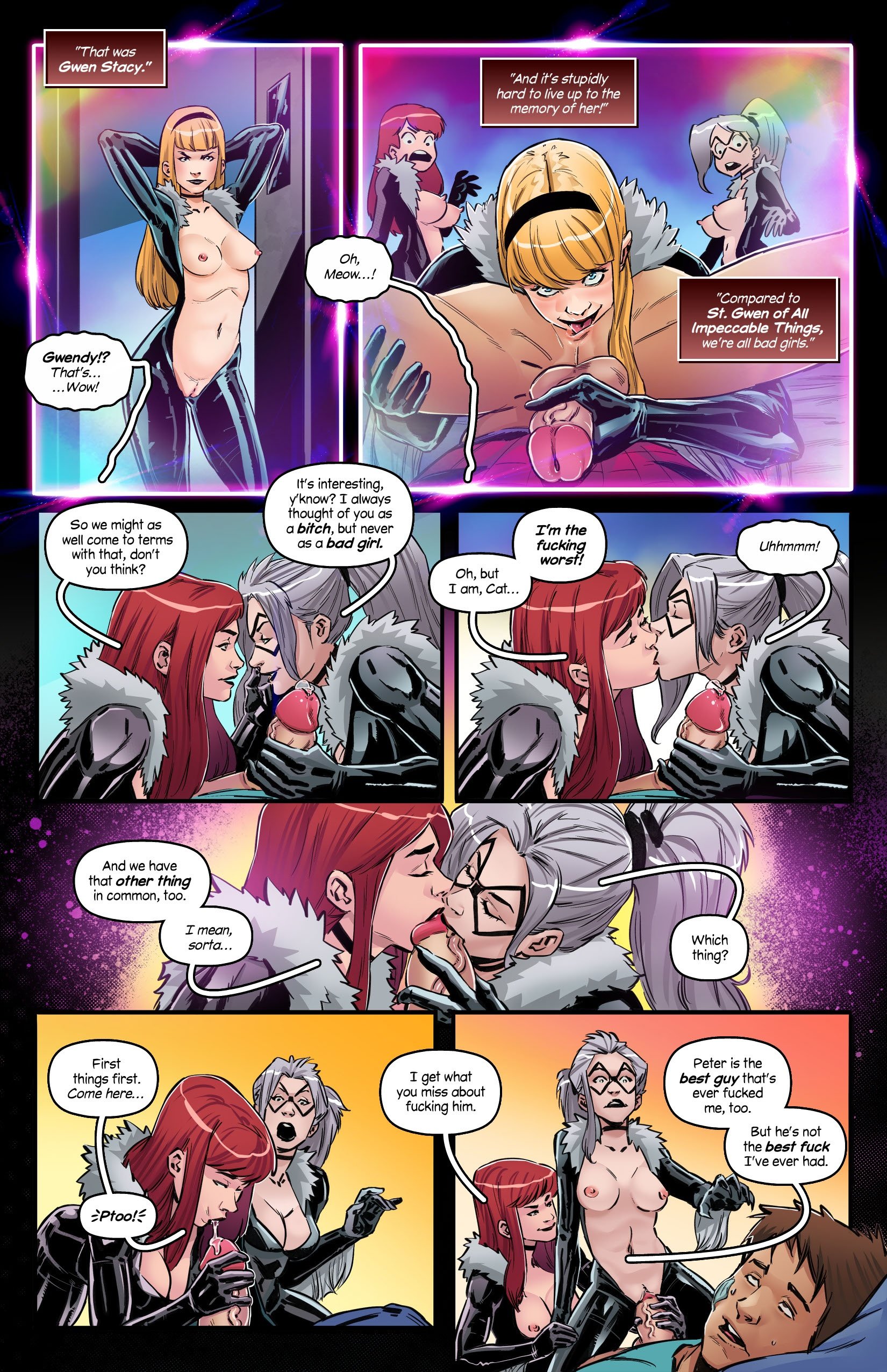 Fevered Feline Figments (Spider-Man) [Tracy Scops] 1 . Fevered Feline Figments  - Chapter 1 (Spider-Man) [Tracy Scops] – page 8
