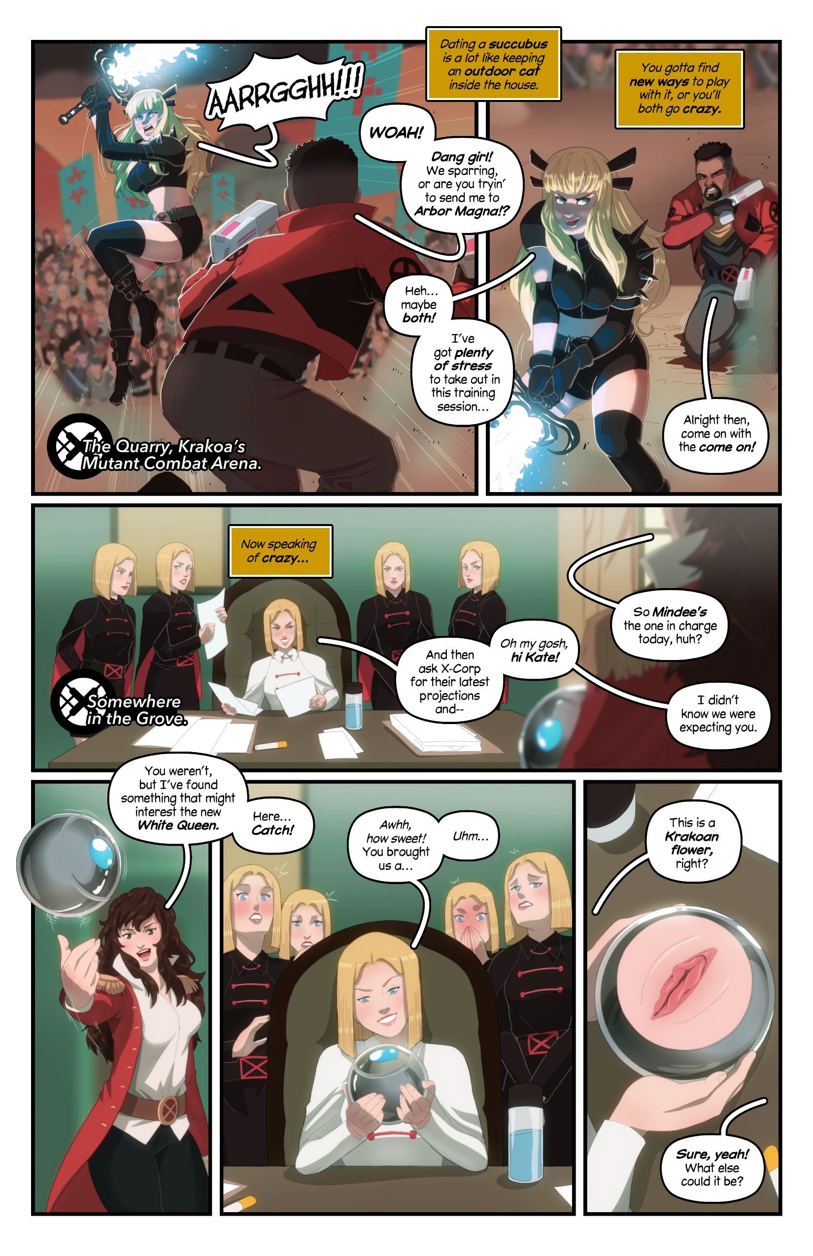 House of XXX – Pocket Portal (X-Men) [Tracy Scops] 1 . House of XXX - Pocket Portal - Chapter 1 (X-Men) [Tracy Scops] – page 3