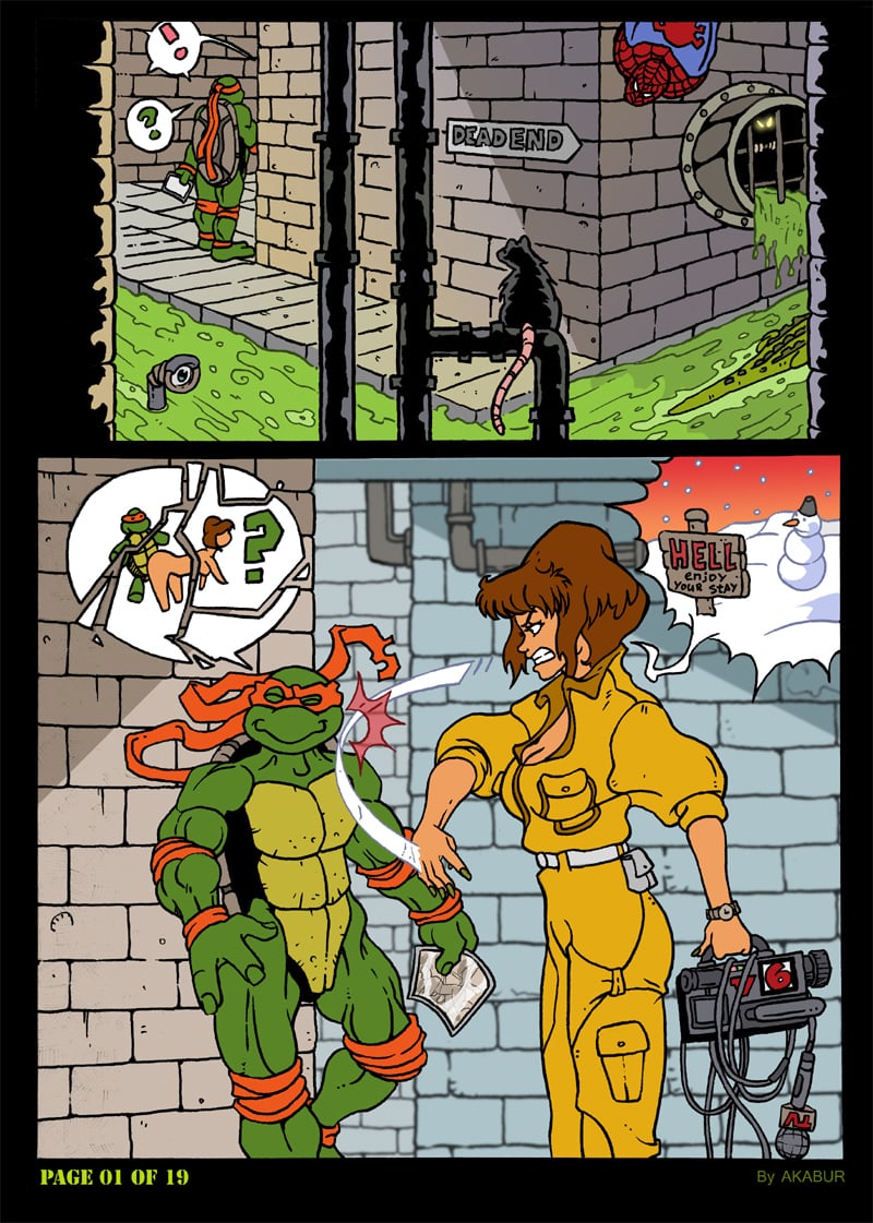 The Slut From Channel Six (Teenage Mutant Ninja Turtles) [Akabur] 2 . The Slut From Channel Six - Chapter 2 (Teenage Mutant Ninja Turtles) [Akabur] – page 3