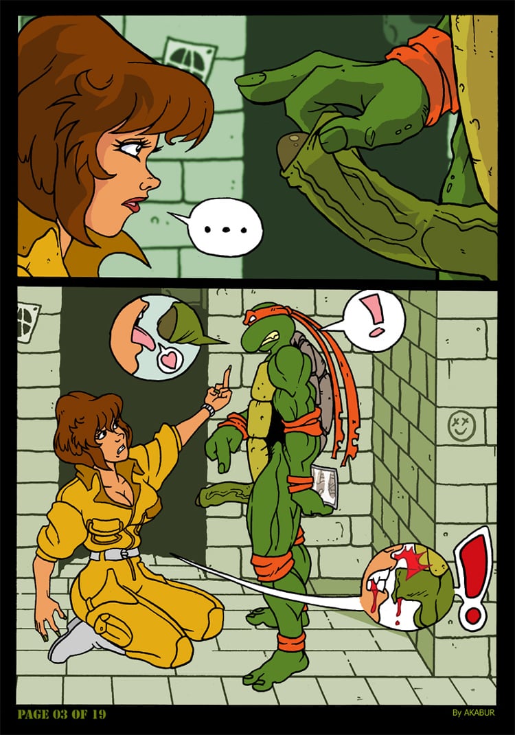 The Slut From Channel Six (Teenage Mutant Ninja Turtles) [Akabur] 2 . The Slut From Channel Six - Chapter 2 (Teenage Mutant Ninja Turtles) [Akabur] – page 5