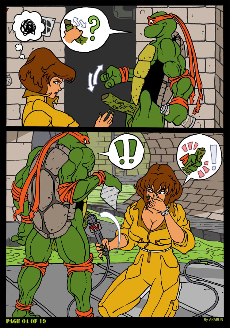 The Slut From Channel Six (Teenage Mutant Ninja Turtles) [Akabur] 2 . The Slut From Channel Six - Chapter 2 (Teenage Mutant Ninja Turtles) [Akabur] – page 6
