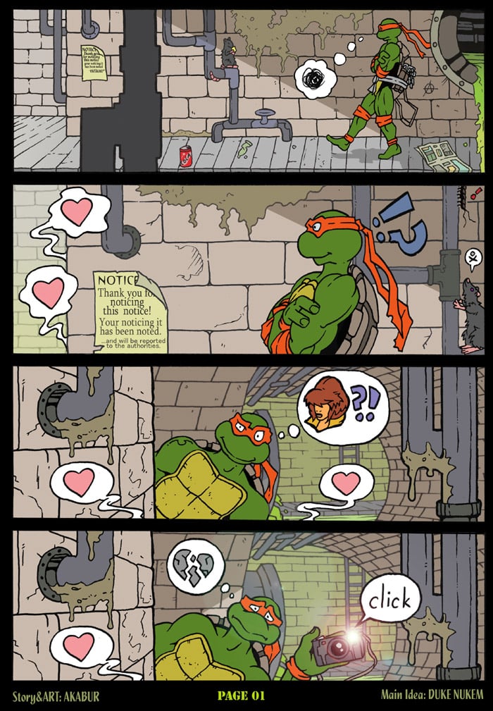 The Slut From Channel Six (Teenage Mutant Ninja Turtles) [Akabur] 1 . The Slut From Channel Six  - Chapter 1 (Teenage Mutant Ninja Turtles) [Akabur] – page 2