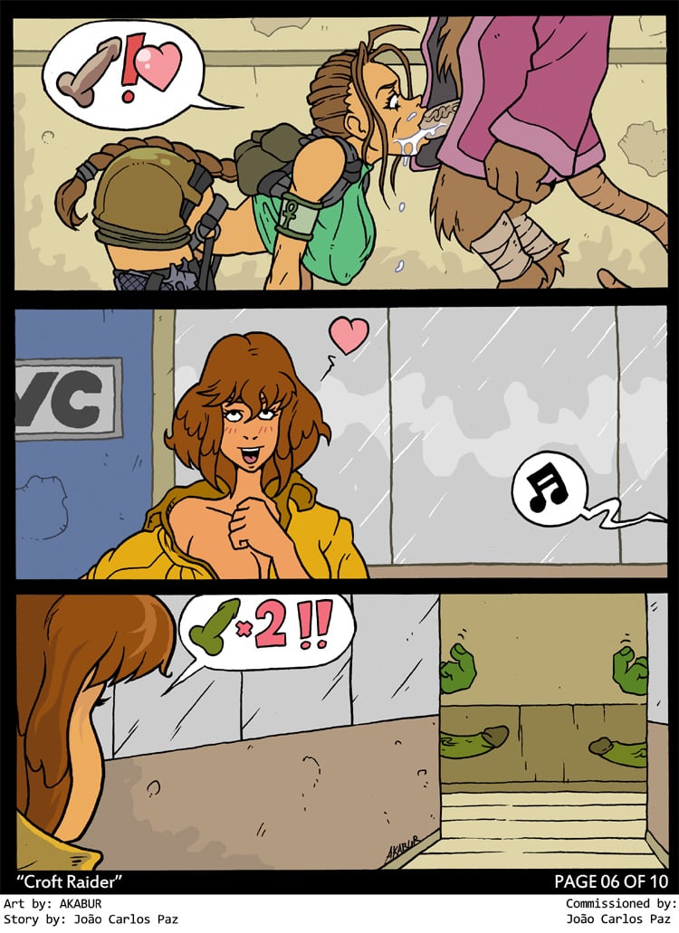 Croft Raider (Teenage Mutant Ninja Turtles, Tomb Raider) [Akabur] 1 . Croft Raider  - Chapter 1 (Teenage Mutant Ninja Turtles, Tomb Raider) [Akabur] – page 6