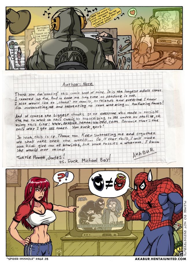 Spider-Asshole (Spider-Man) [Akabur] 1 . Spider-Asshole & Gryffindor Points - Chapter 1 (Spider-Man) [Akabur] – page 29