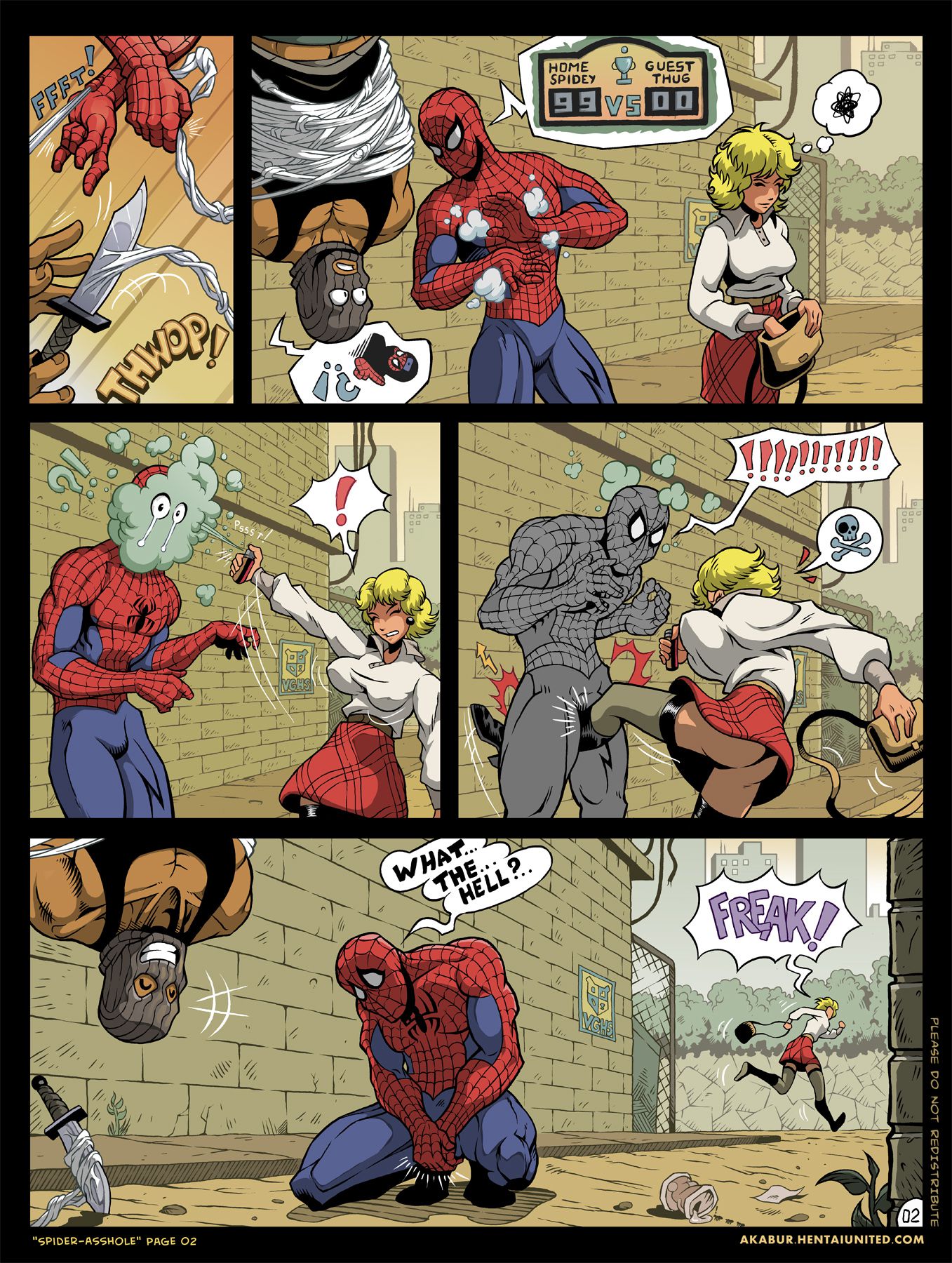 Spider-Asshole (Spider-Man) [Akabur] 1 . Spider-Asshole & Gryffindor Points - Chapter 1 (Spider-Man) [Akabur] – page 3