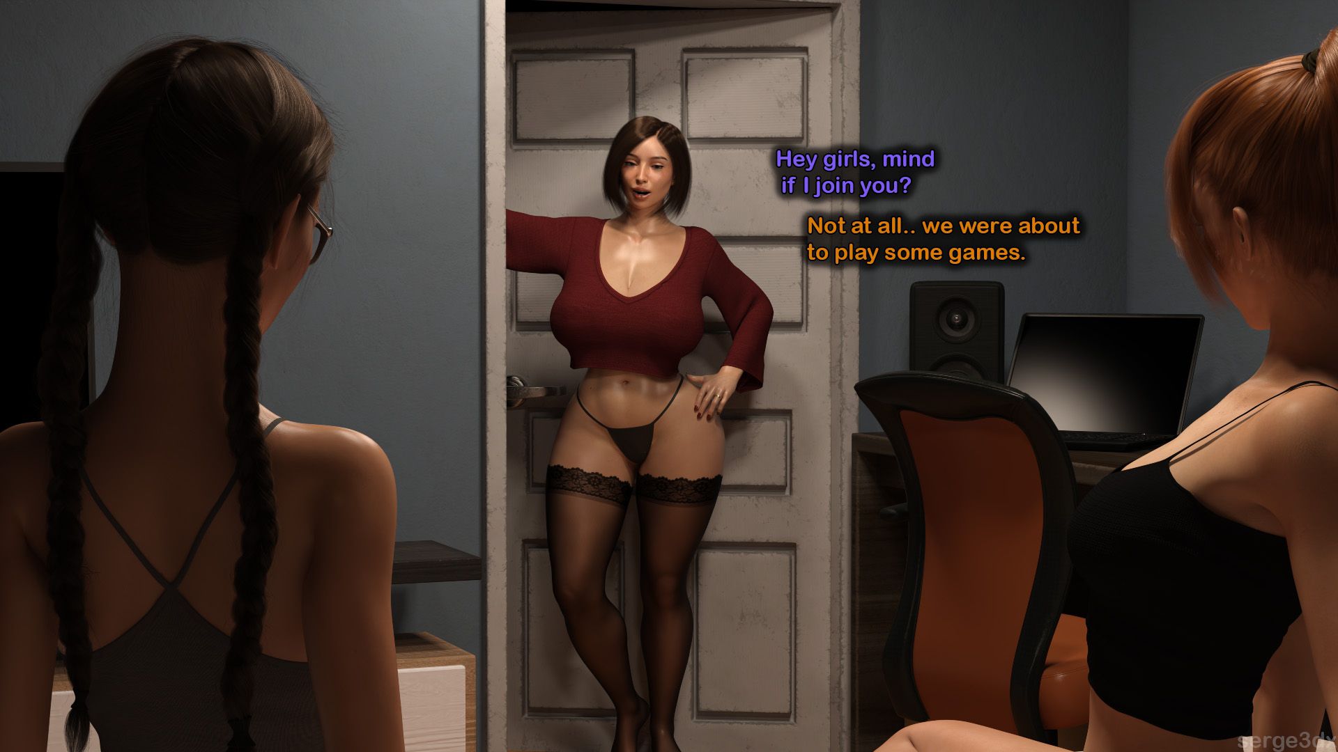 Slumber Party [Serge3DX] 1 . Slumber Party - Chapter 1 [Serge3DX] – page 38