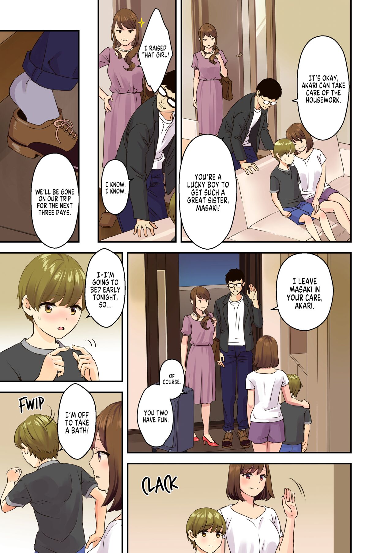When Dad and Mom Aren’t Home [Oshima Aki] 1 . When Dad and Mom Aren't Home - Chapter 1 [Oshima Aki] – page 3