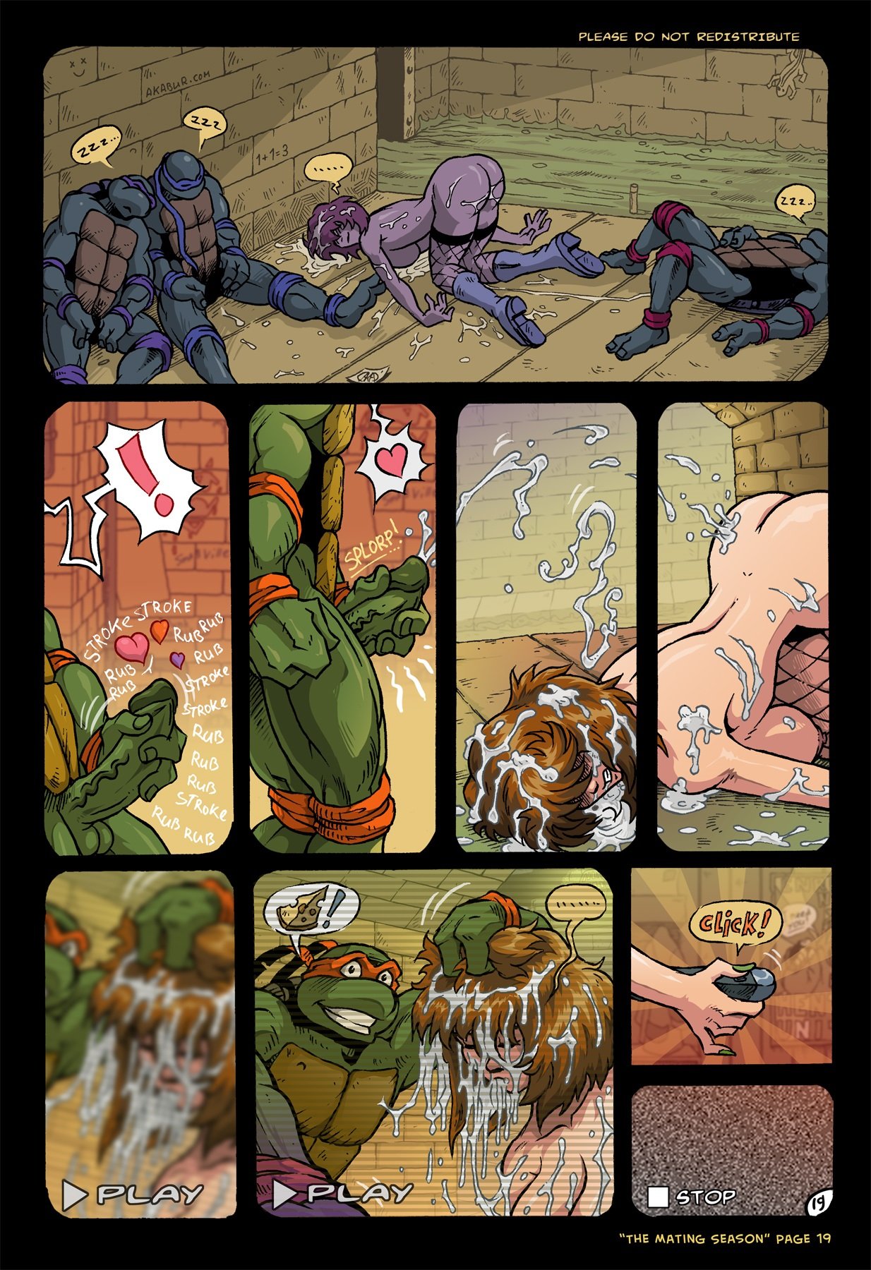 The Mating Season (Teenage Mutant Ninja Turtles) [Akabur] 1 . The Mating Season - Chapter 1 (Teenage Mutant Ninja Turtles) [Akabur] – page 21