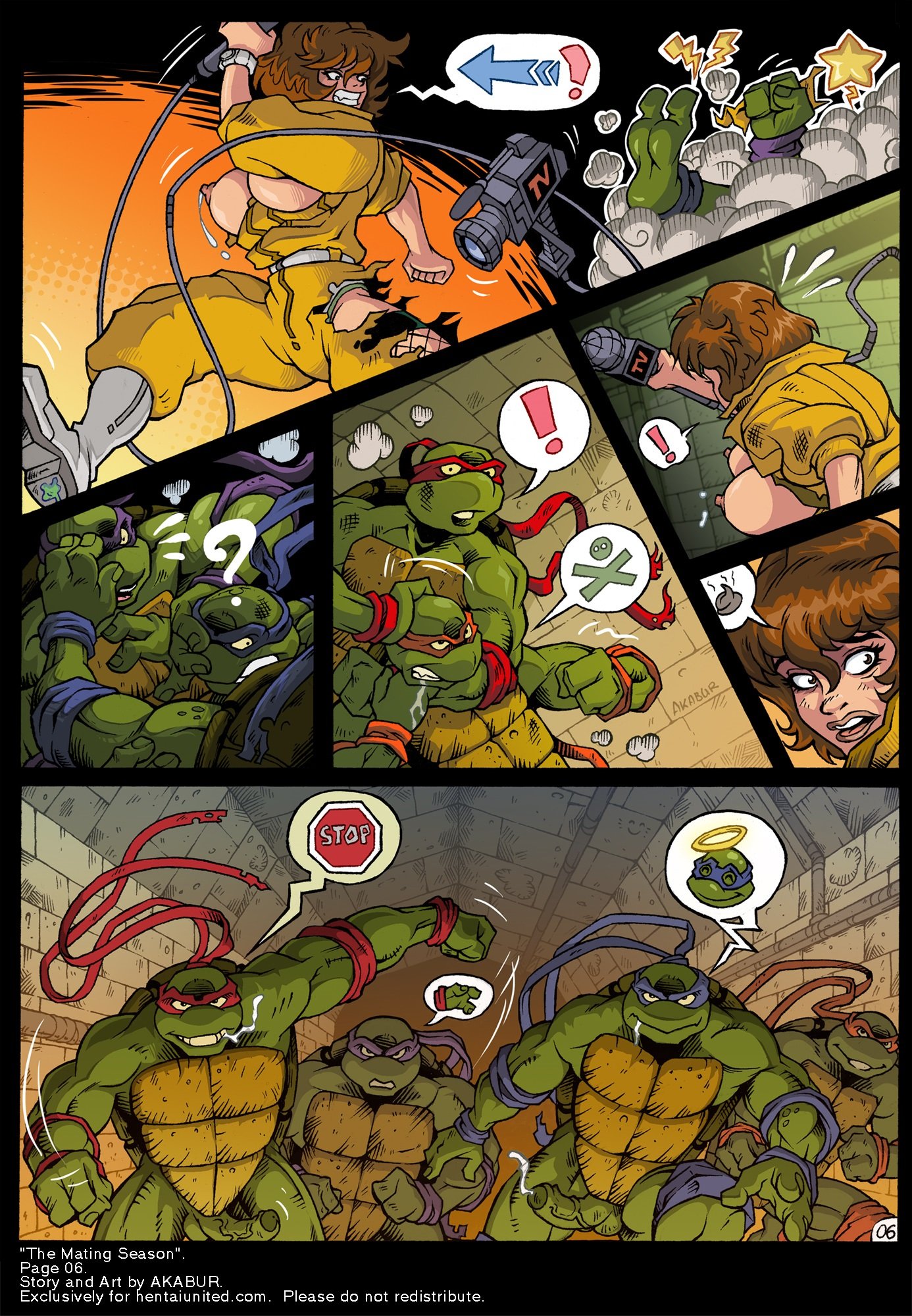 The Mating Season (Teenage Mutant Ninja Turtles) [Akabur] 1 . The Mating Season - Chapter 1 (Teenage Mutant Ninja Turtles) [Akabur] – page 8