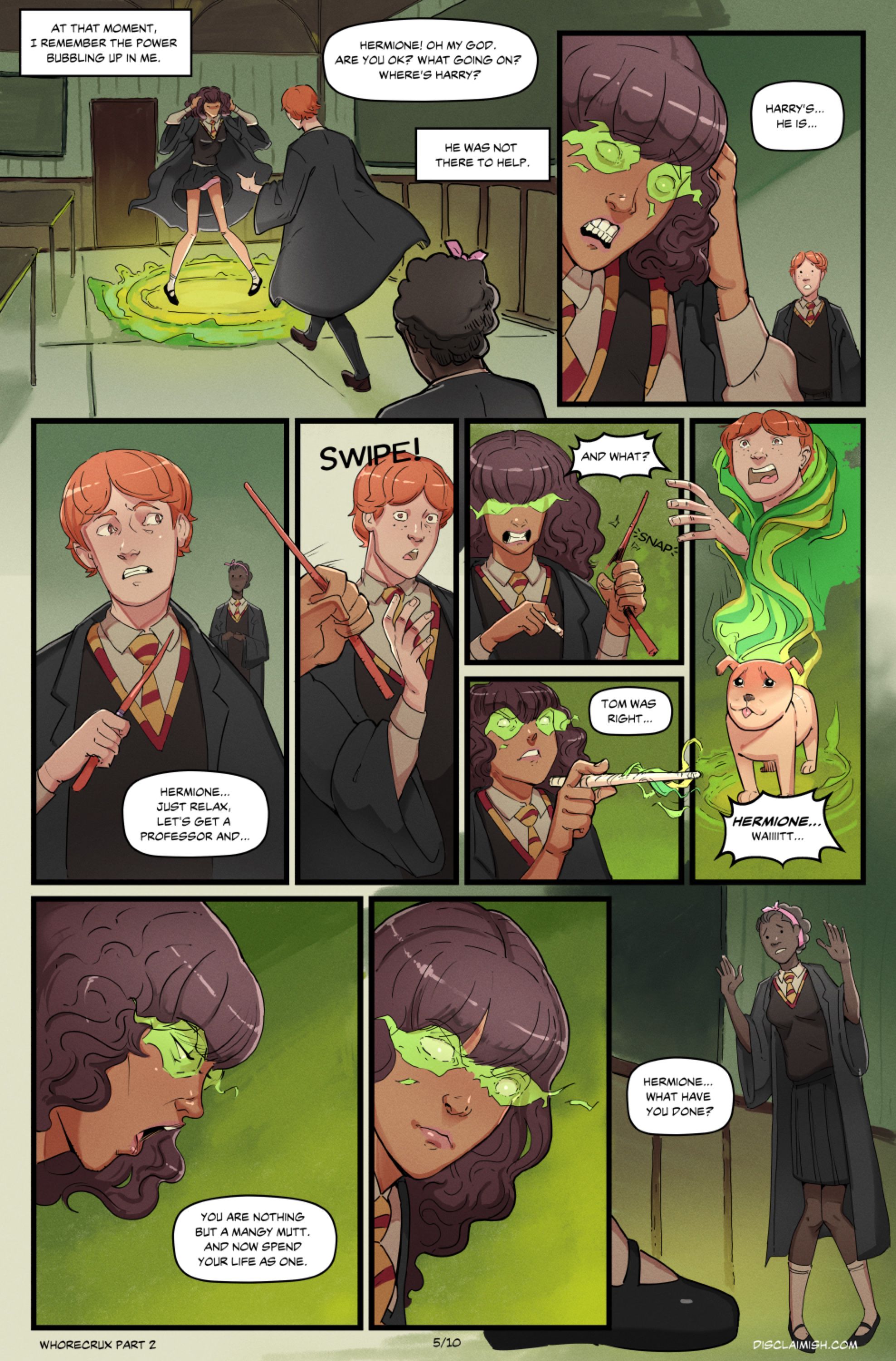 Hermione Granger And The Whorecrux (Harry Potter) [Disclaimer] 2 . Hermione Granger And The Whorecrux  - Chapter 2 (Harry Potter) [Disclaimer] – page 6
