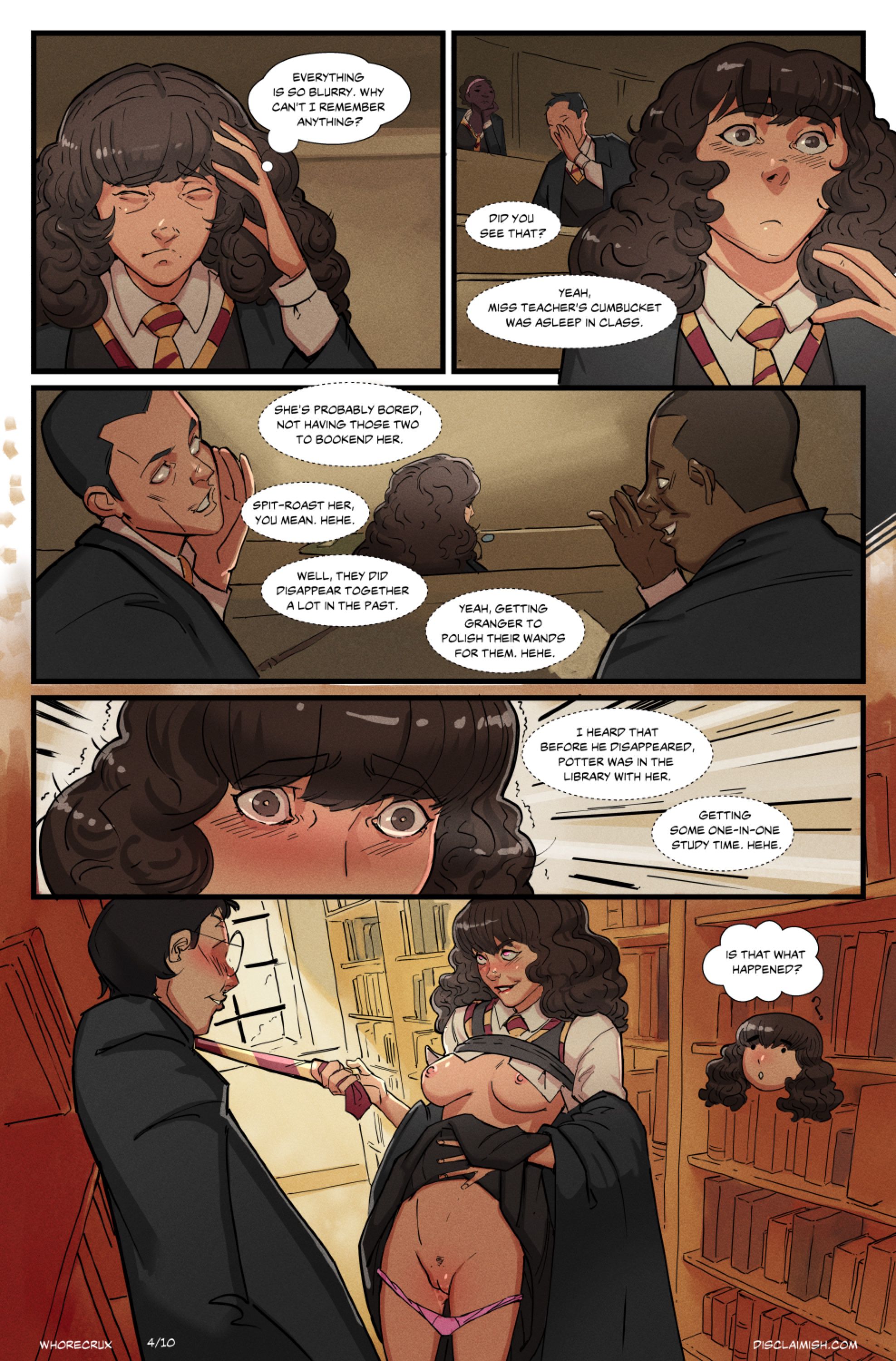 Hermione Granger And The Whorecrux (Harry Potter) [Disclaimer] 1 . Hermione Granger And The Whorecrux - Chapter 1 (Harry Potter) [Disclaimer] – page 6