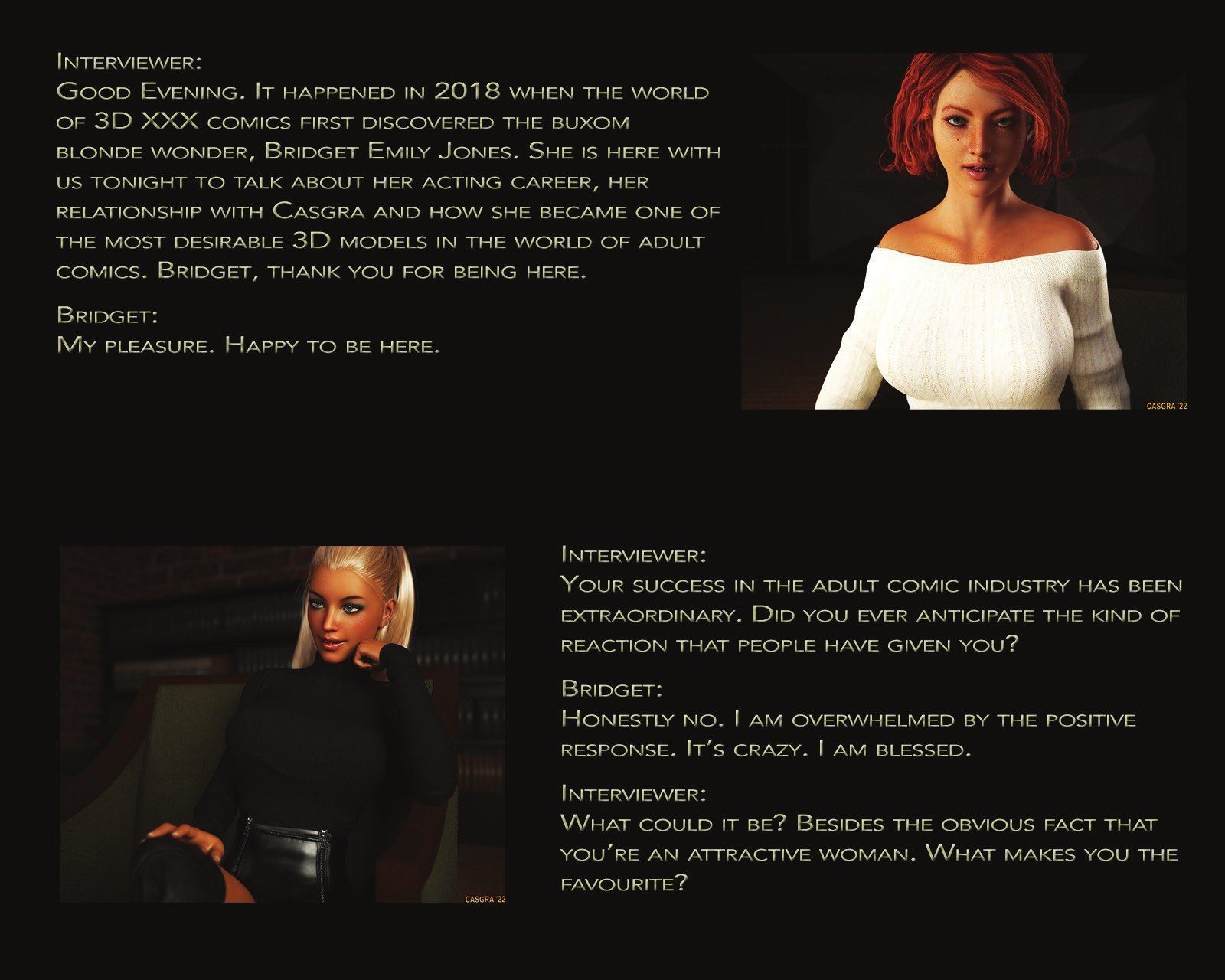 A Stranger in my Pond [Casgra] 0 .  Interview With Bridget - Bonus [Casgra] – page 2