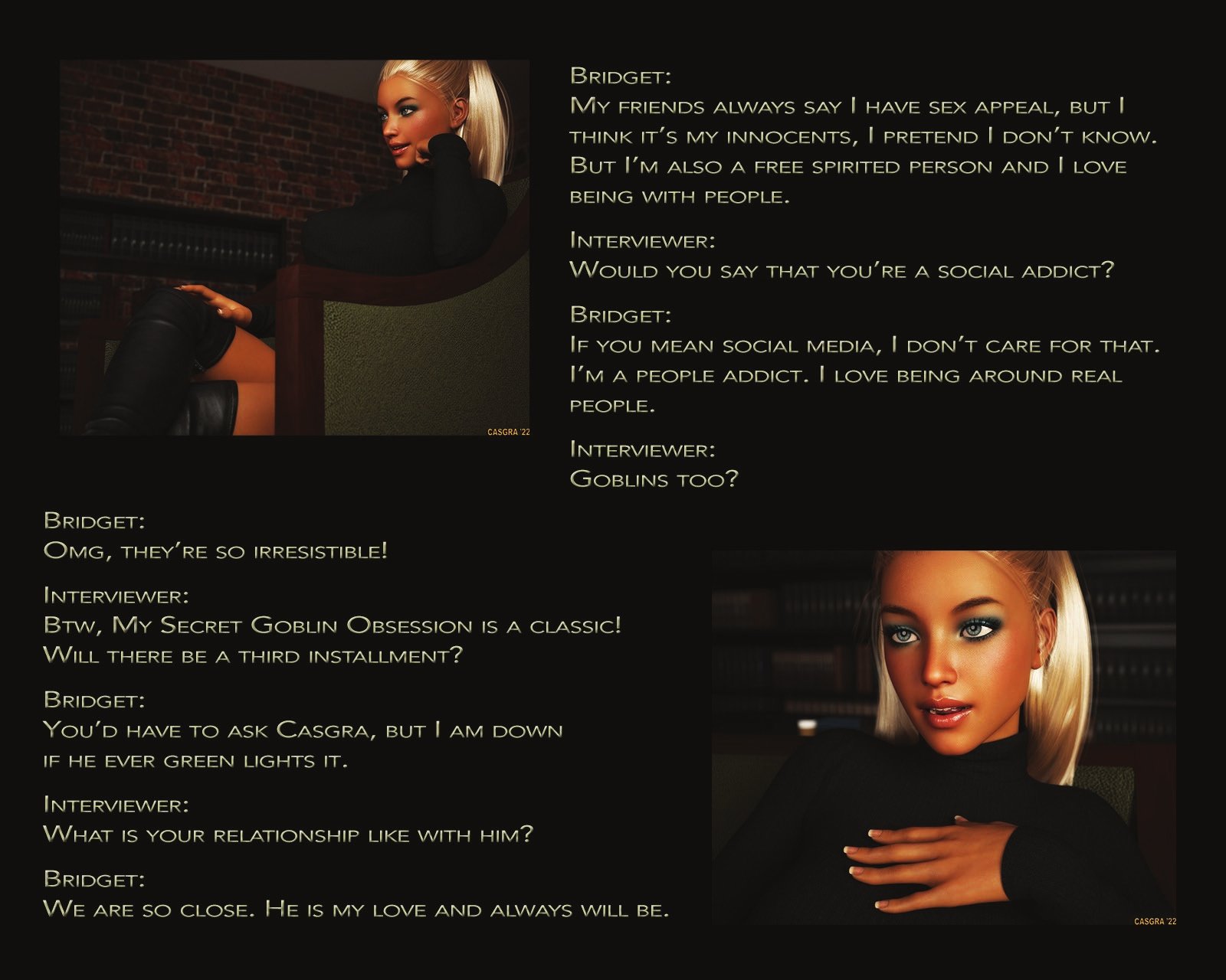 A Stranger in my Pond [Casgra] 0 .  Interview With Bridget - Bonus [Casgra] – page 3