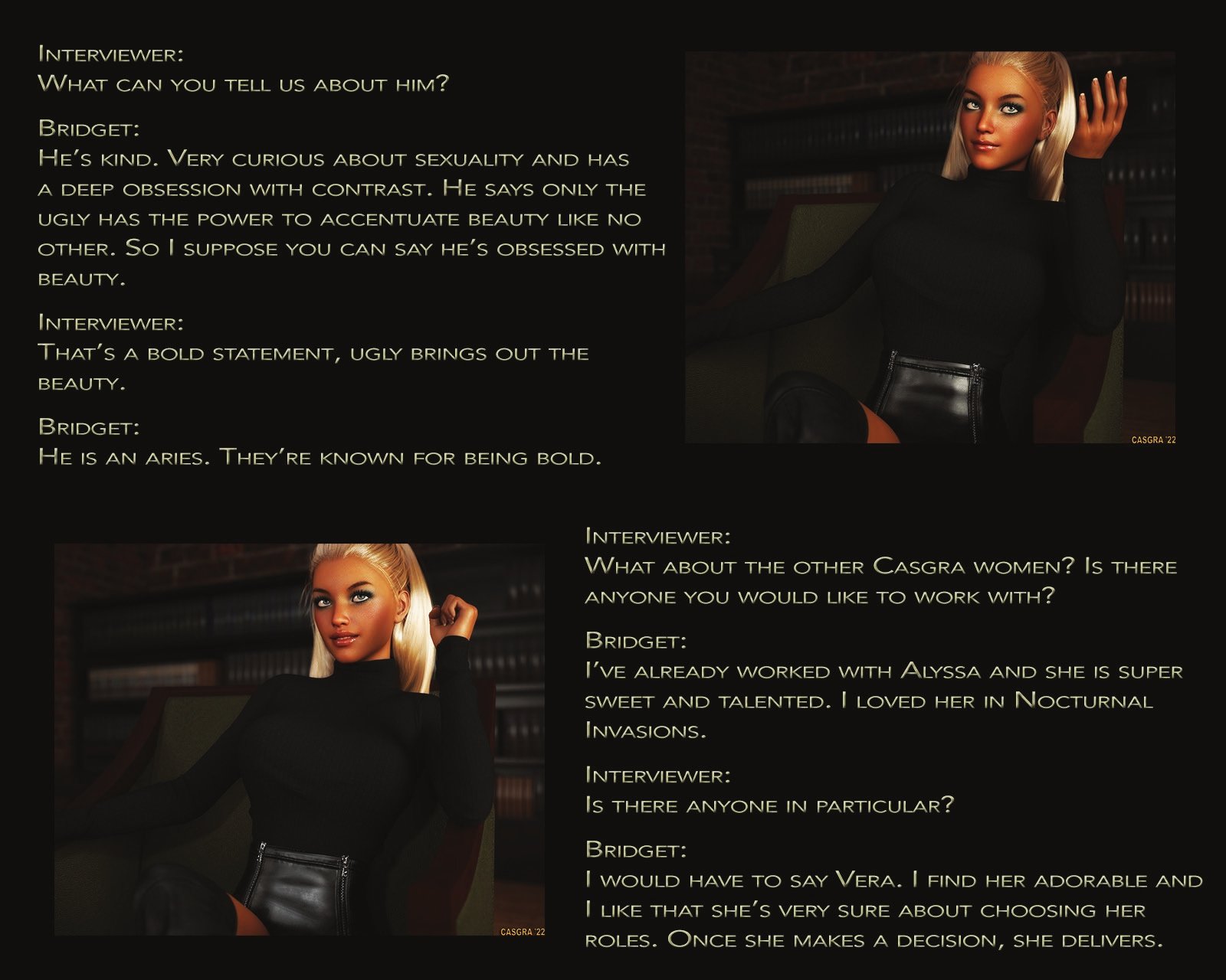 A Stranger in my Pond [Casgra] 0 .  Interview With Bridget - Bonus [Casgra] – page 4