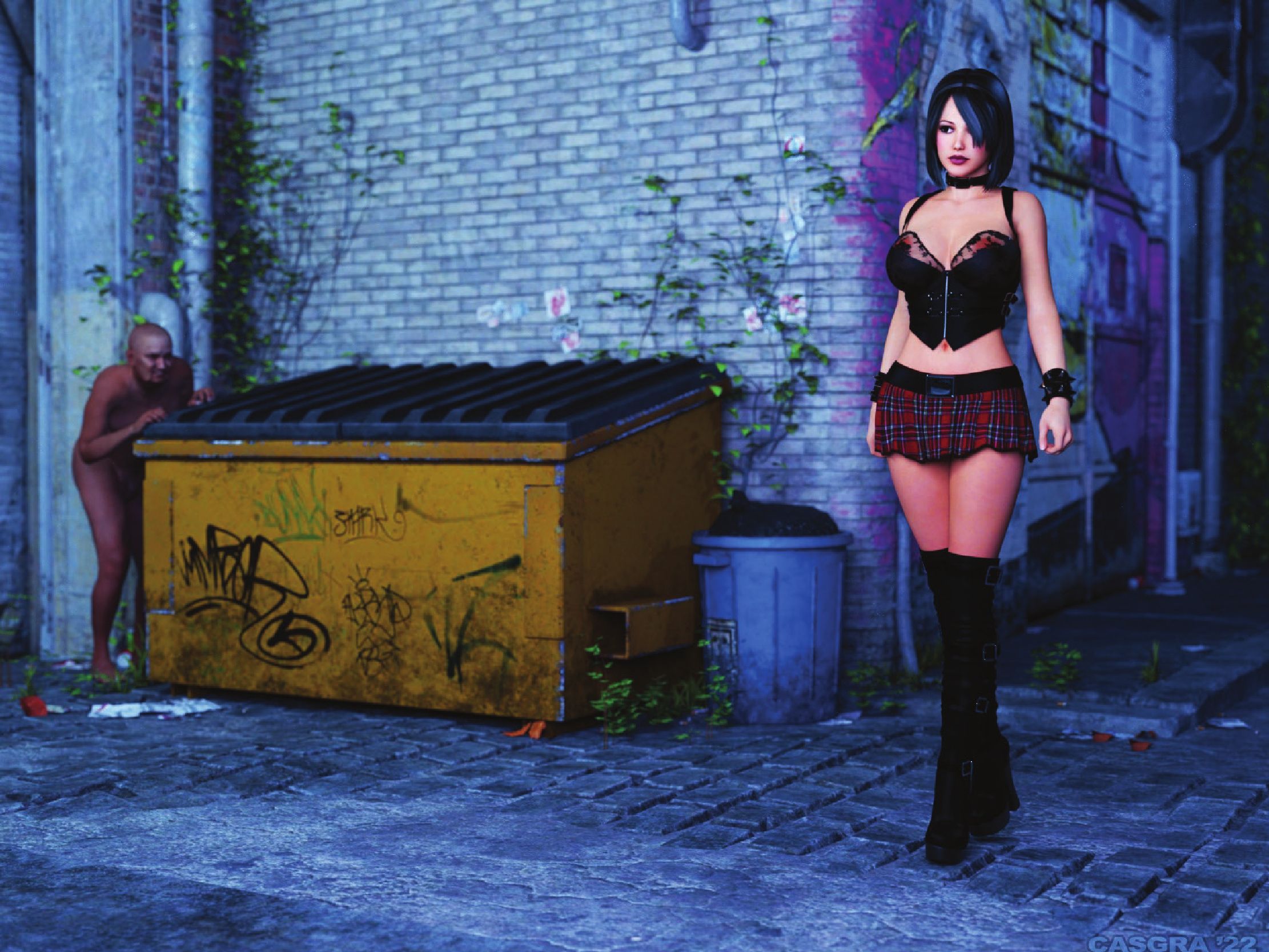 Dark Alley Lover [Casgra] 3.2 . Dark Alley Lover - Textless - Chapter 3 [Casgra] – page 13