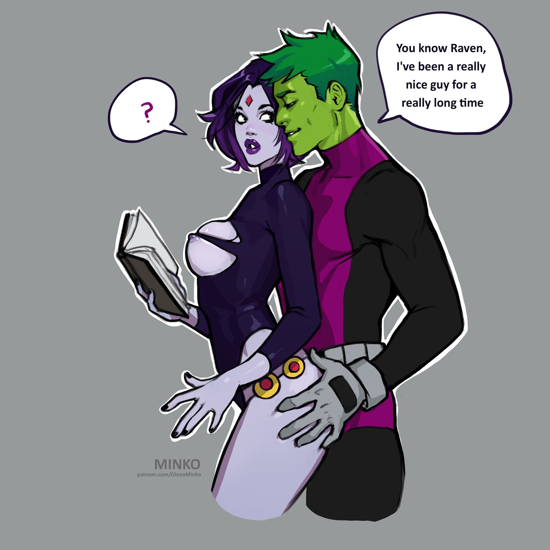 Raven and Beast Boy (Teen Titans) [Olena Minko] 1.5 . Raven and Beast Boy - Chapter 1 (Teen Titans) [Olena Minko] – page 1