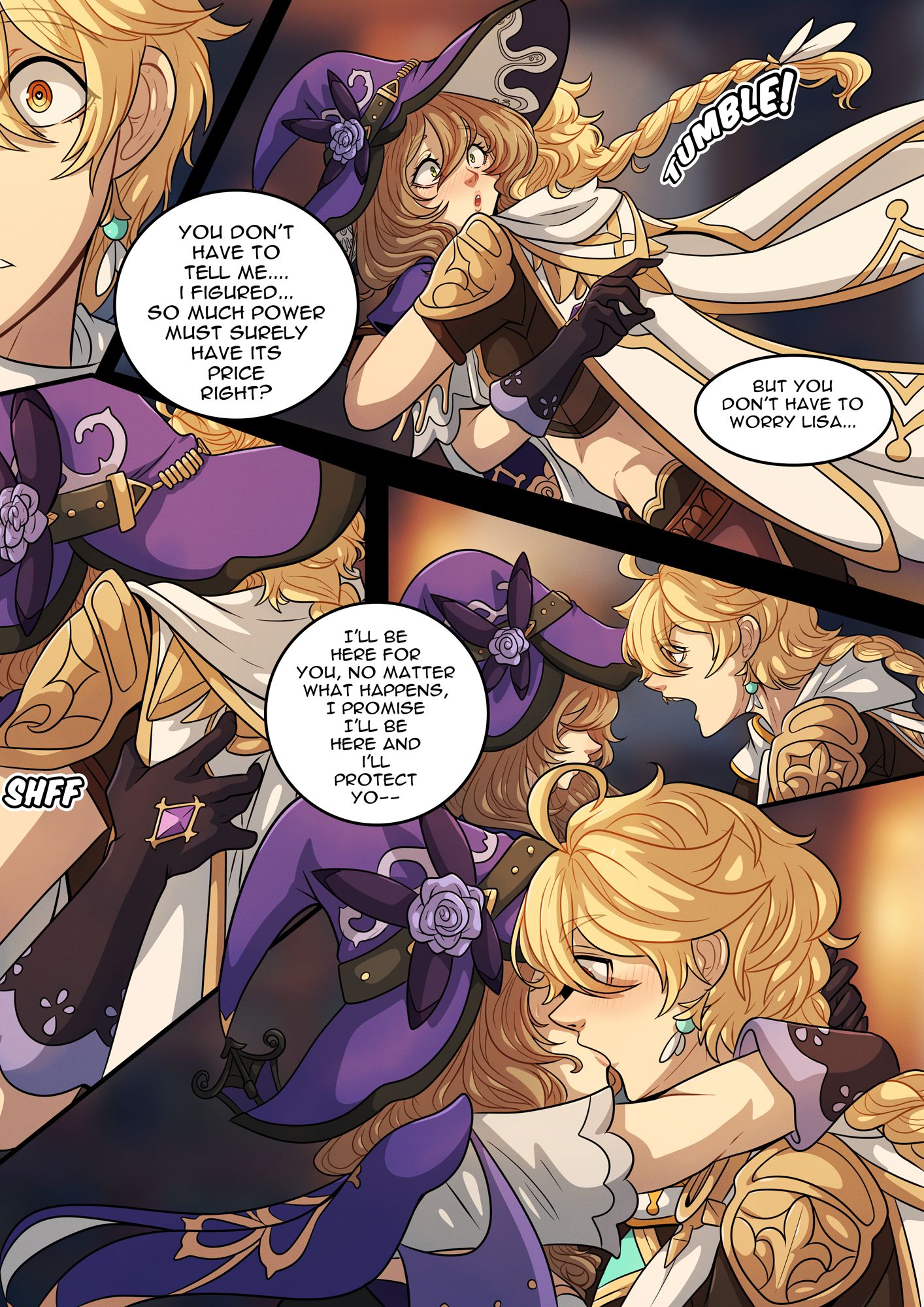 The Traveler’s Guide to Teyvat’s Heart – Lisa (Genshin Impact) [Kinkymation] 1 . The Traveler's Guide to Teyvat's Heart - Chapter 1 (Genshin Impact) [Kinkymation] – page 8
