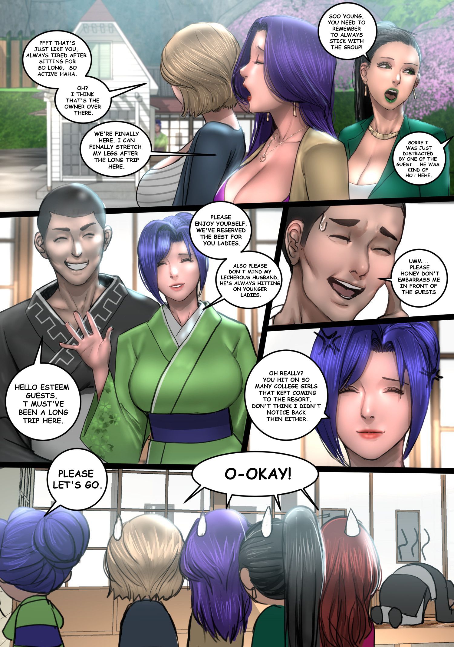 MILF Airline [Scarlett Ann] 0.2 . MILF Airline - Side Story - Hot Spring [Scarlett Ann] – page 5
