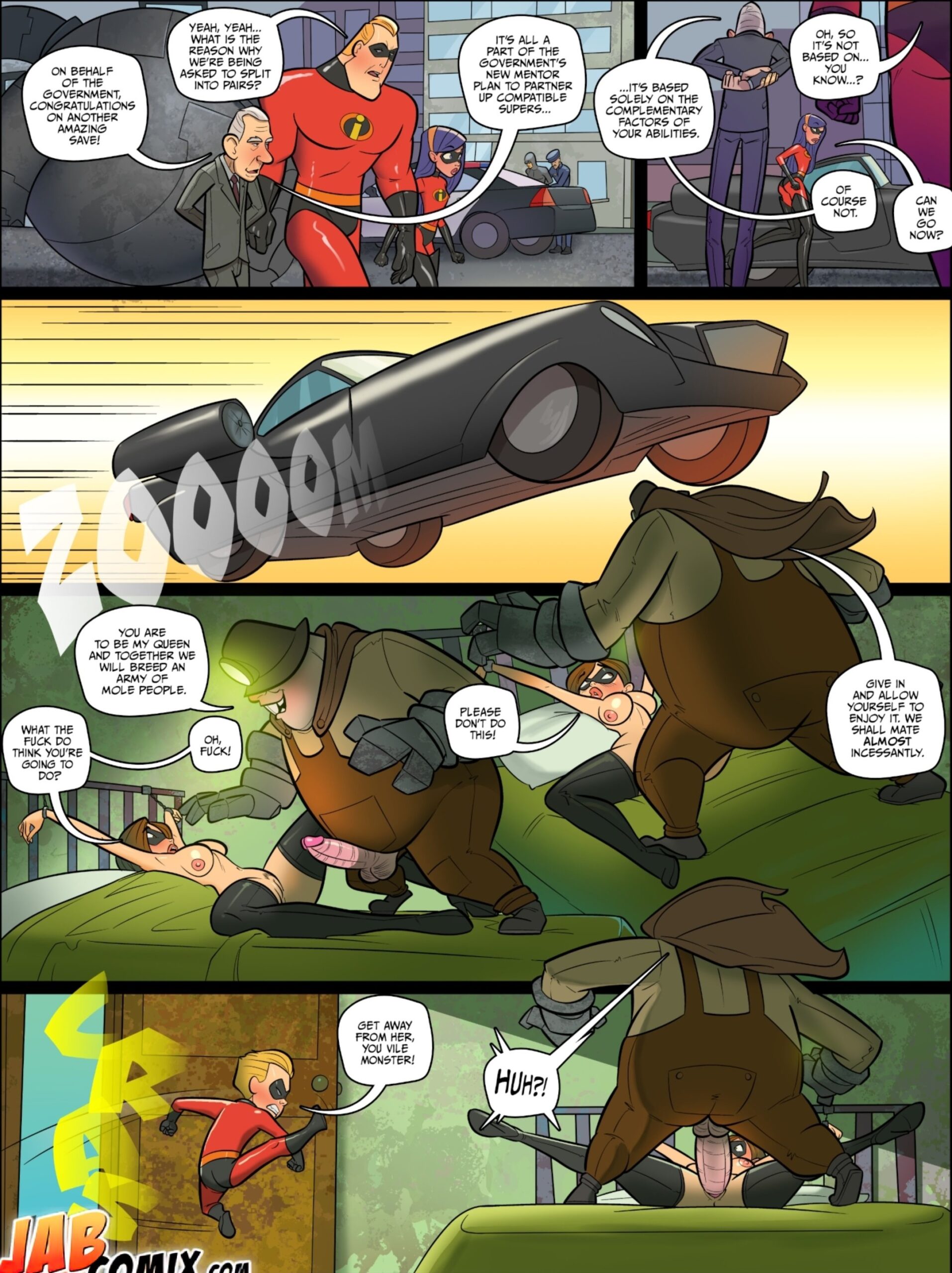 The Improbables (The Incredibles) [JABComix] 3 . The Improbables - Chapter 3 (The Incredibles) [JABComix] – page 8