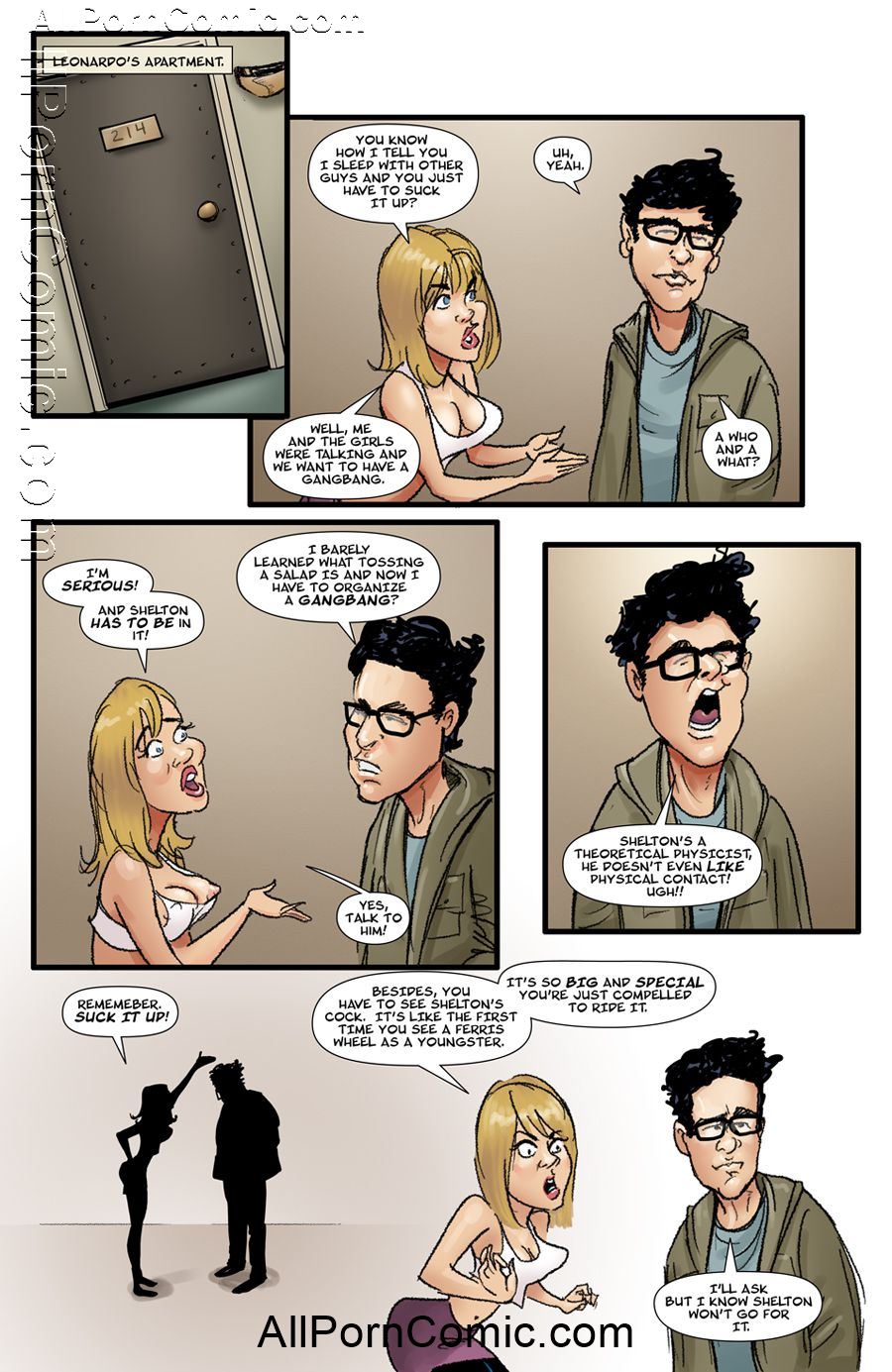 The Big Bang Theory (The Big Bang Theory) [Dirty Comics] 1 . The Big Bang Theory - Chapter 1 (The Big Bang Theory) [Dirty Comics] – page 4