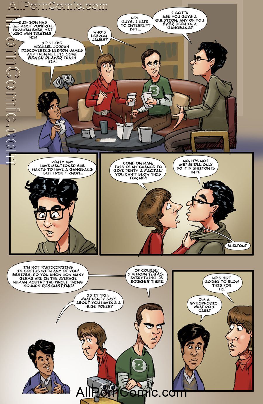 The Big Bang Theory (The Big Bang Theory) [Dirty Comics] 1 . The Big Bang Theory - Chapter 1 (The Big Bang Theory) [Dirty Comics] – page 5