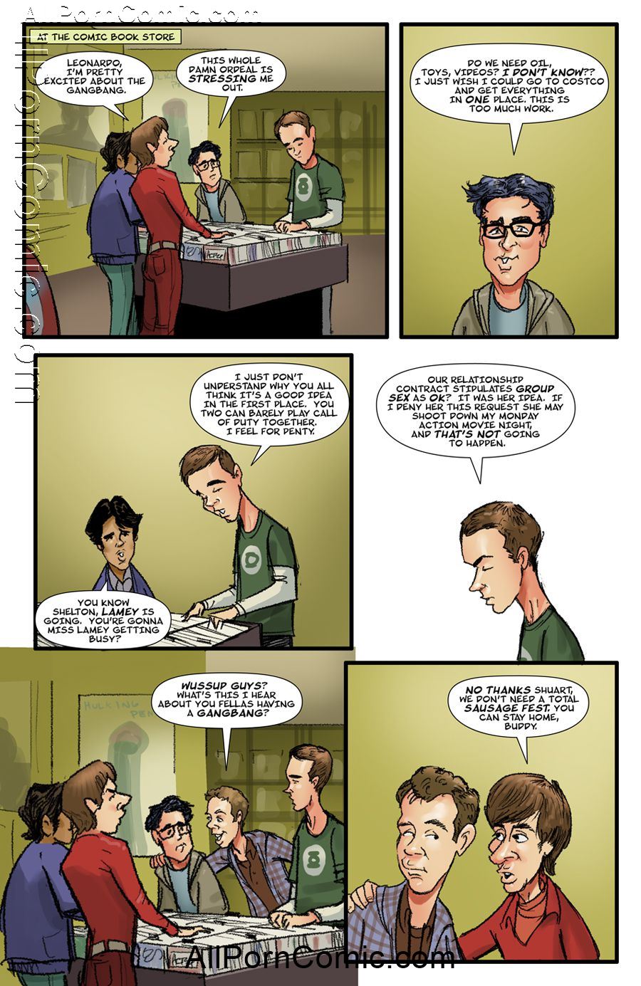 The Big Bang Theory (The Big Bang Theory) [Dirty Comics] 1 . The Big Bang Theory - Chapter 1 (The Big Bang Theory) [Dirty Comics] – page 7