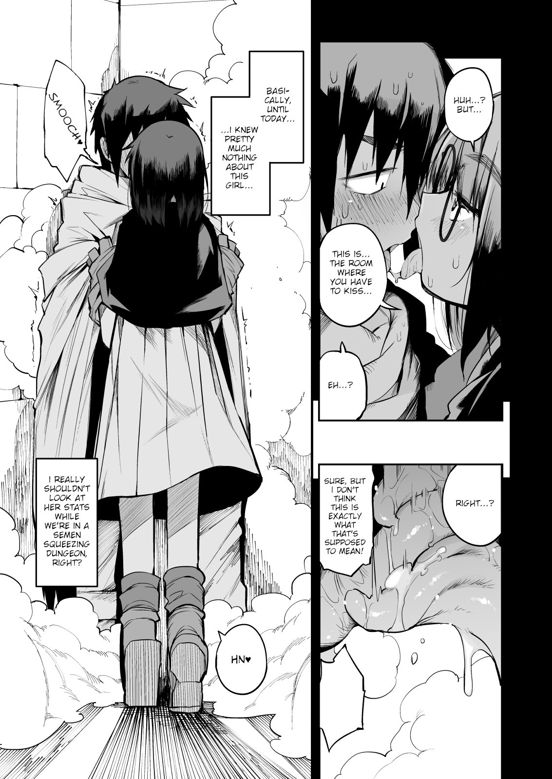 Escaping a semen squeezing dungeon with a modest girl who I really didn’t expect to have S-rank slut stats [F4U] 1 . Escaping a semen squeezing dungeon with a modest girl who I really didn't expect to have S-rank slut stats - Chapter 1 [F4U] – page 10