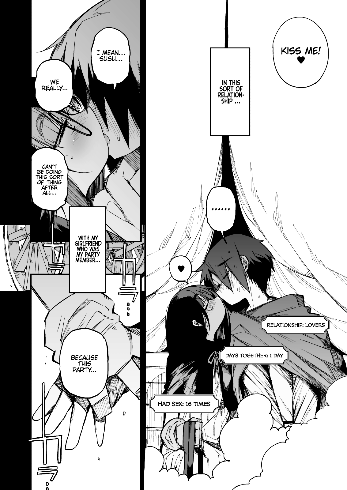 Escaping a semen squeezing dungeon with a modest girl who I really didn’t expect to have S-rank slut stats [F4U] 2 . The S-Rank Pervert Status of the Unfit Homely Girl in the Hero Party With a Ban on Love - Chapter 2 [F4U] – page 8