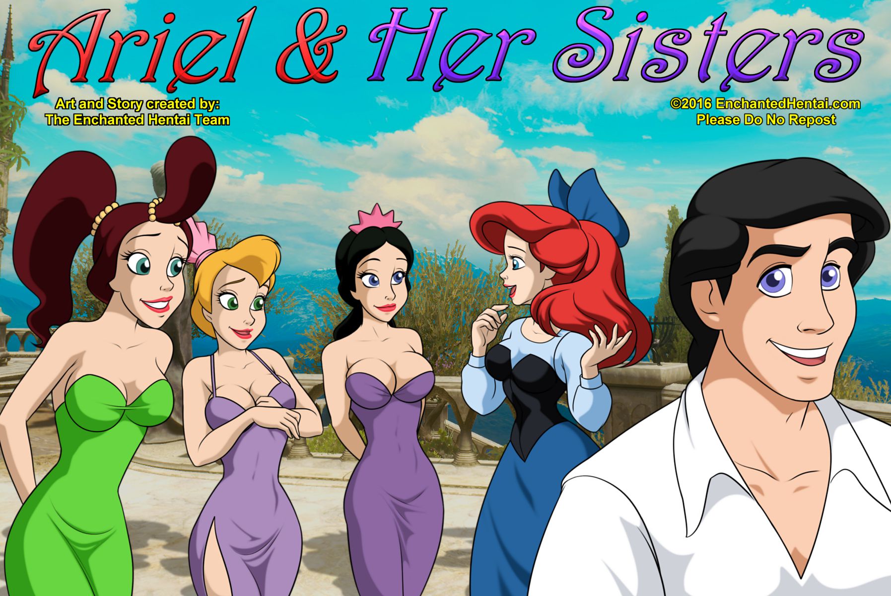 Ariel &amp; Her Sisters [EnchantedHentai] 1 . Ariel & Her Sisters  - Chapter 1 [EnchantedHentai] – page 1