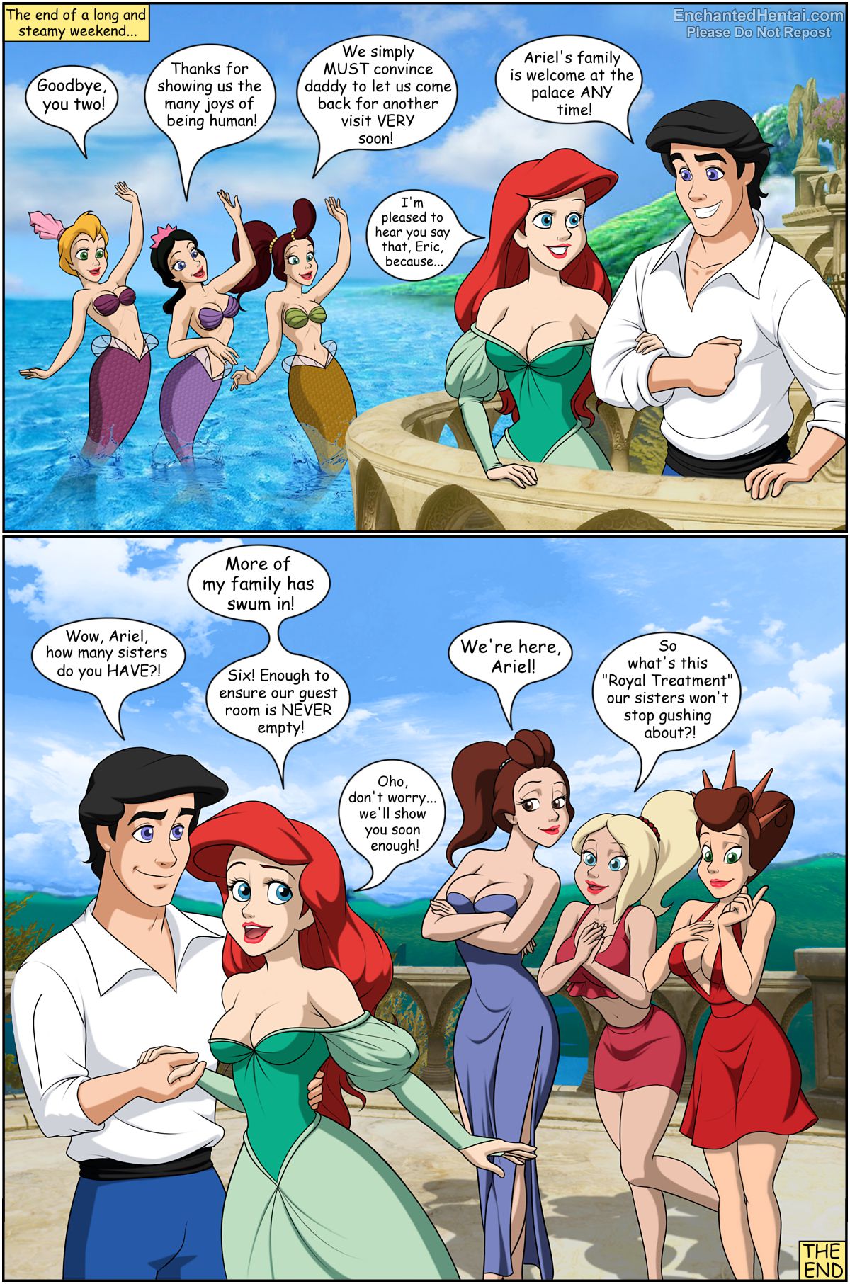 Ariel &amp; Her Sisters [EnchantedHentai] 1 . Ariel & Her Sisters  - Chapter 1 [EnchantedHentai] – page 10