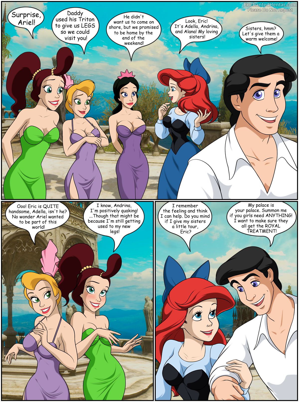Ariel &amp; Her Sisters [EnchantedHentai] 1 . Ariel & Her Sisters  - Chapter 1 [EnchantedHentai] – page 2