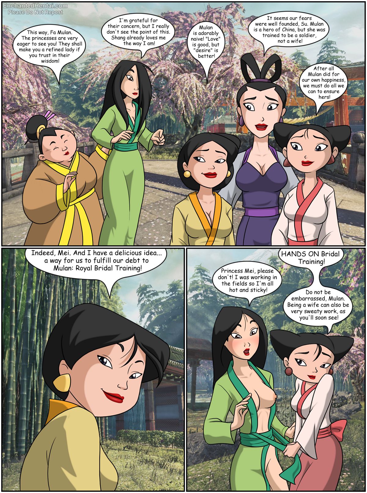 Mulan’s Bridal Training (Mulan) [EnchantedHentai] 1 . Mulan's Bridal Training  - Chapter 1 (Mulan) [EnchantedHentai] – page 2