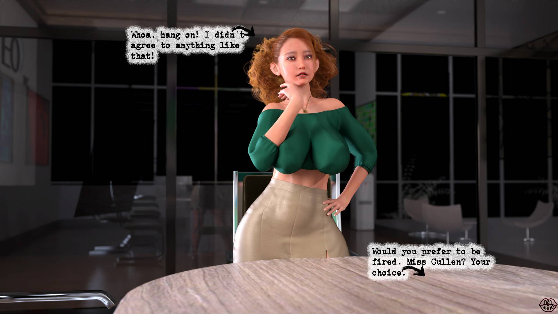 Tangled Transactions [Nonsane] 1.1 . Tangled Transactions - Futanari - Chapter 1 [Nonsane] – page 9